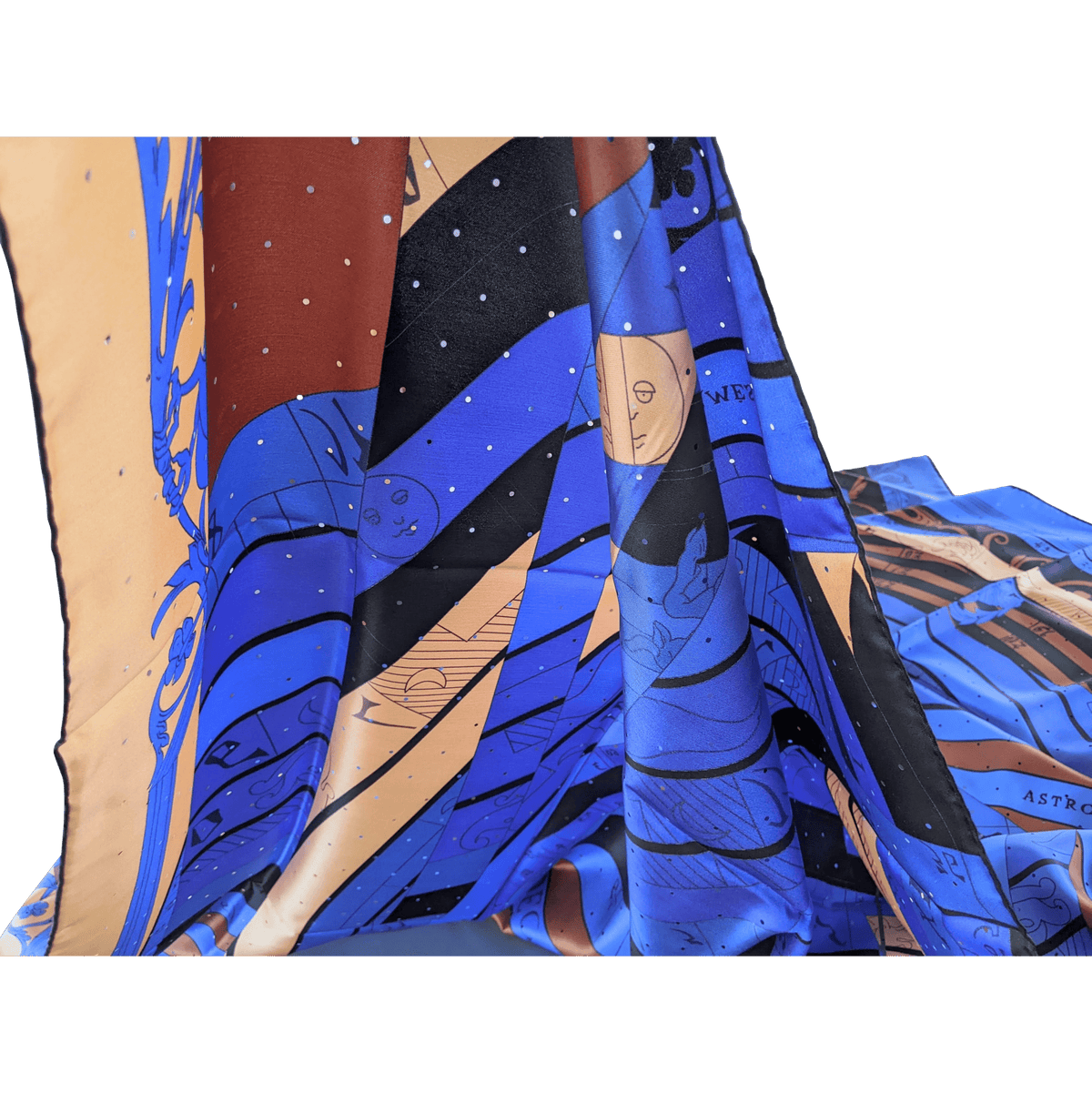 HERMES NOUVELLE ASTROLOGIE PERFOREE 2012 Limited Twill Silk 140 x 140 cm