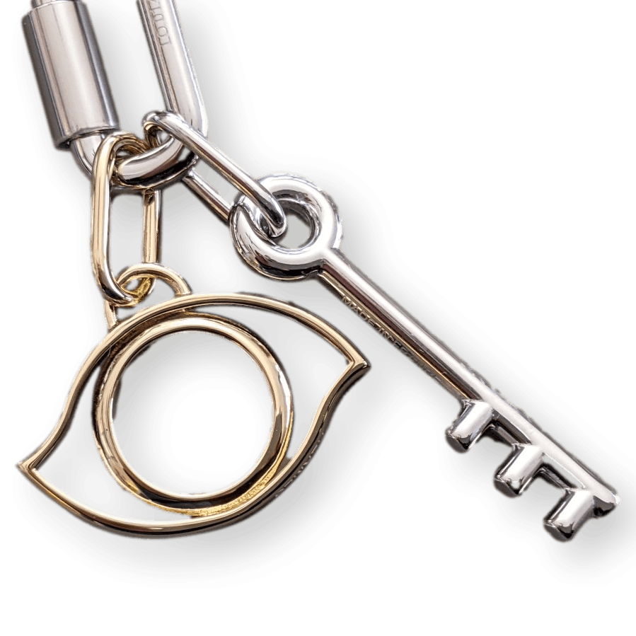 HERMES Single Permabrass OEIL CURIOSITE Eye Amulette Charm
