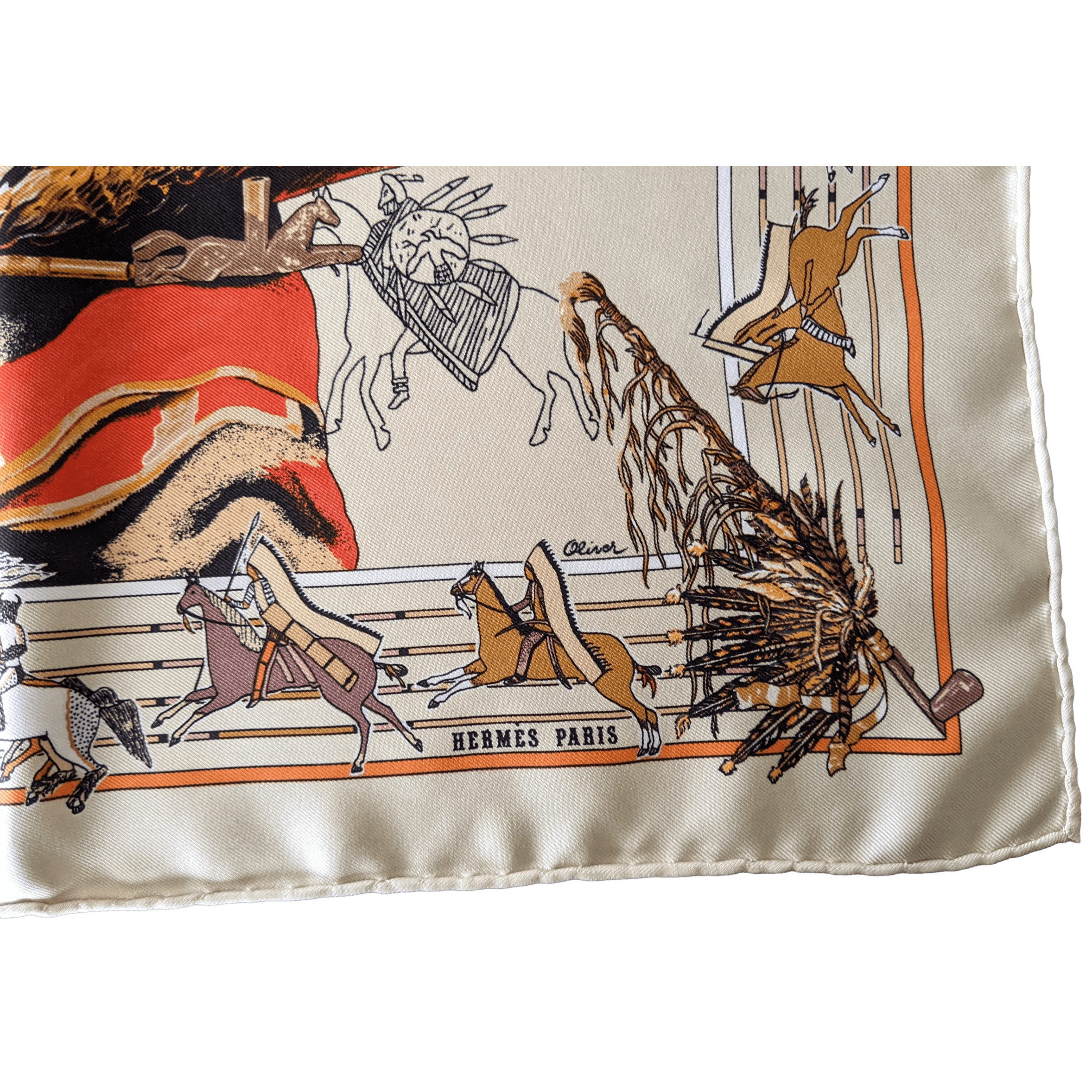 HERMES 1984 Pani Shar Pawnee by Kermit Oliver Gavroche 45 x 45 cm