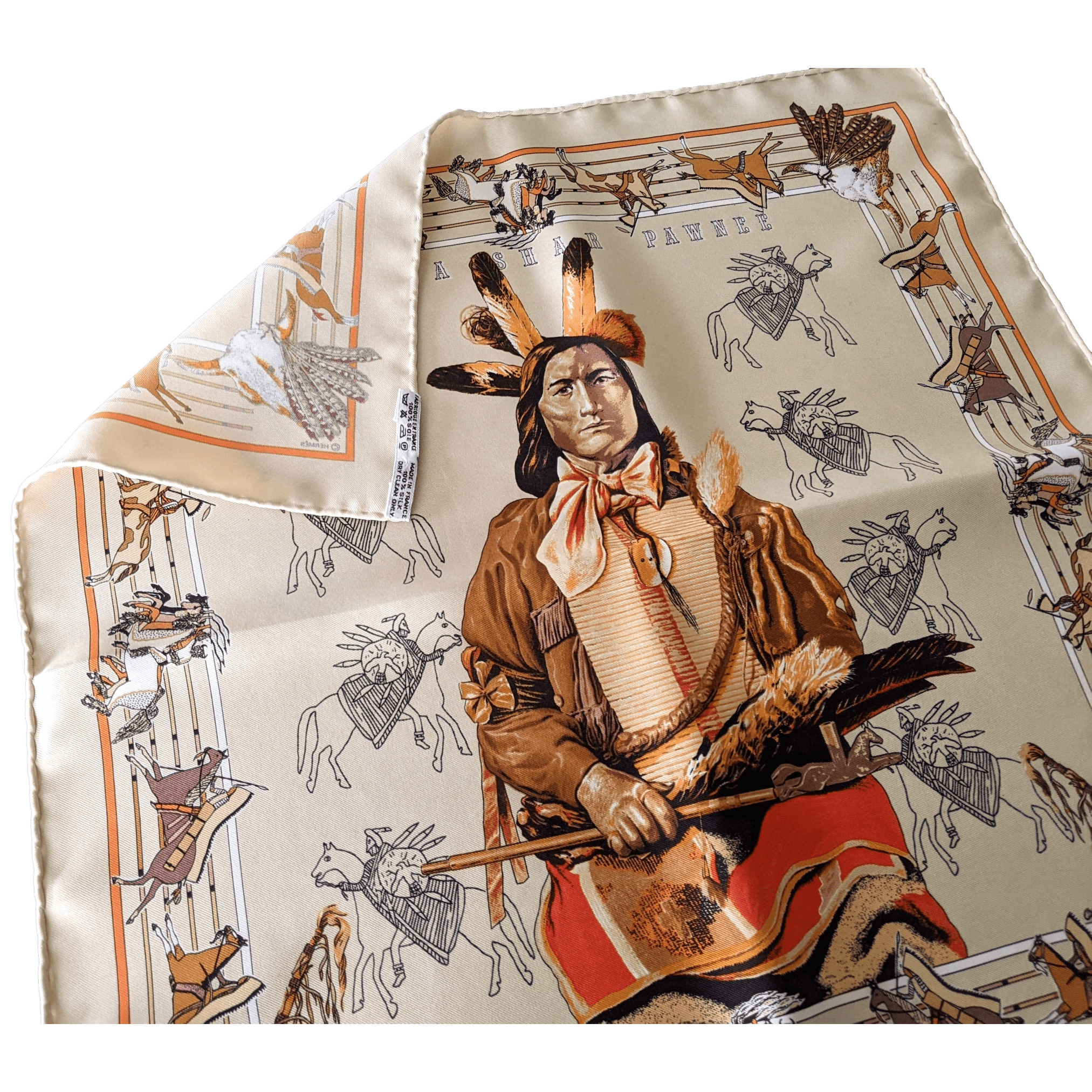 HERMES 1984 Pani Shar Pawnee by Kermit Oliver Gavroche 45 x 45 cm