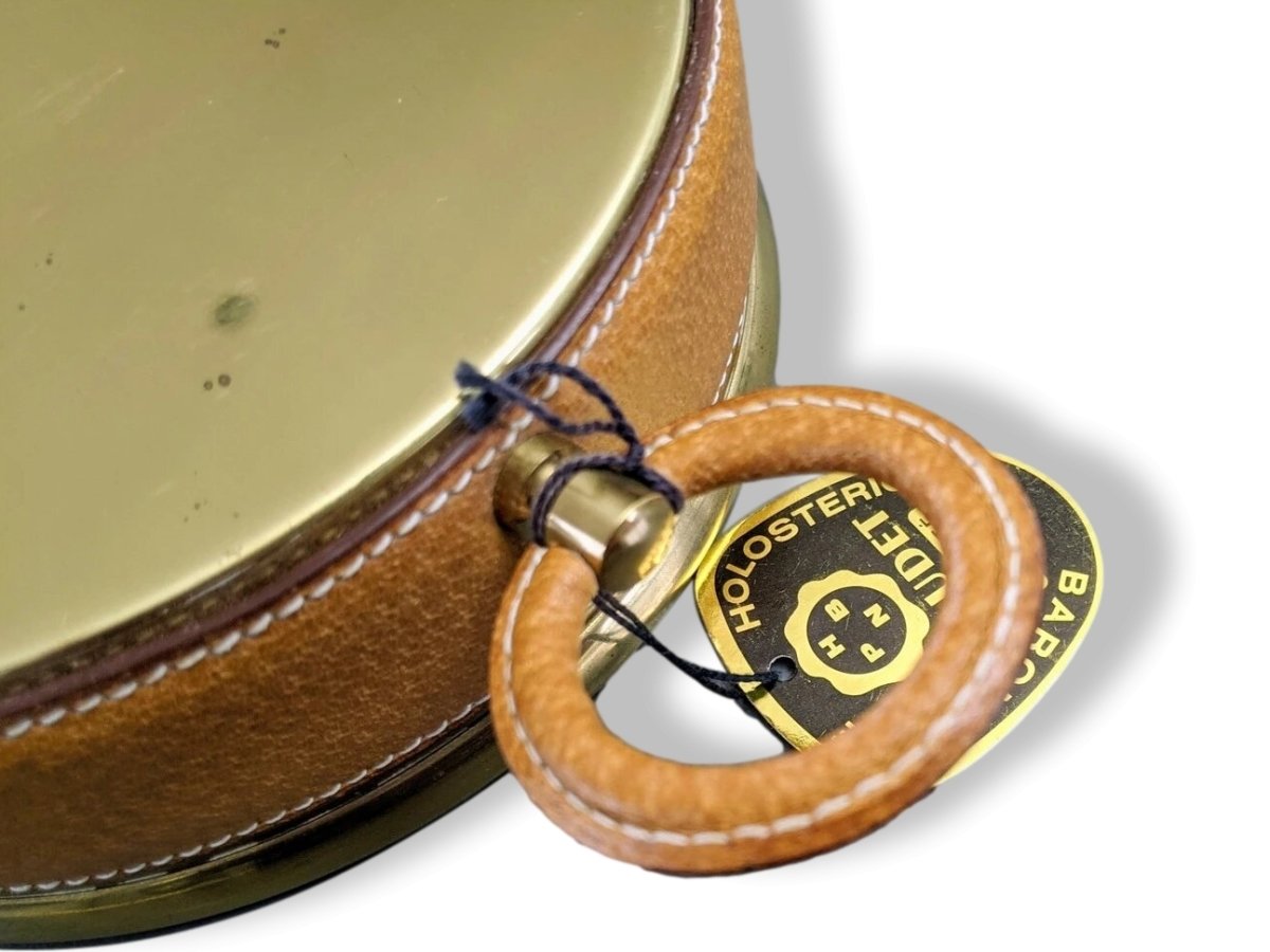 HERMES Paris by Naudet - Dourde Luxury Pecari Holosteric Barometer 16,5 cm NWT, Rare!. - poupishop