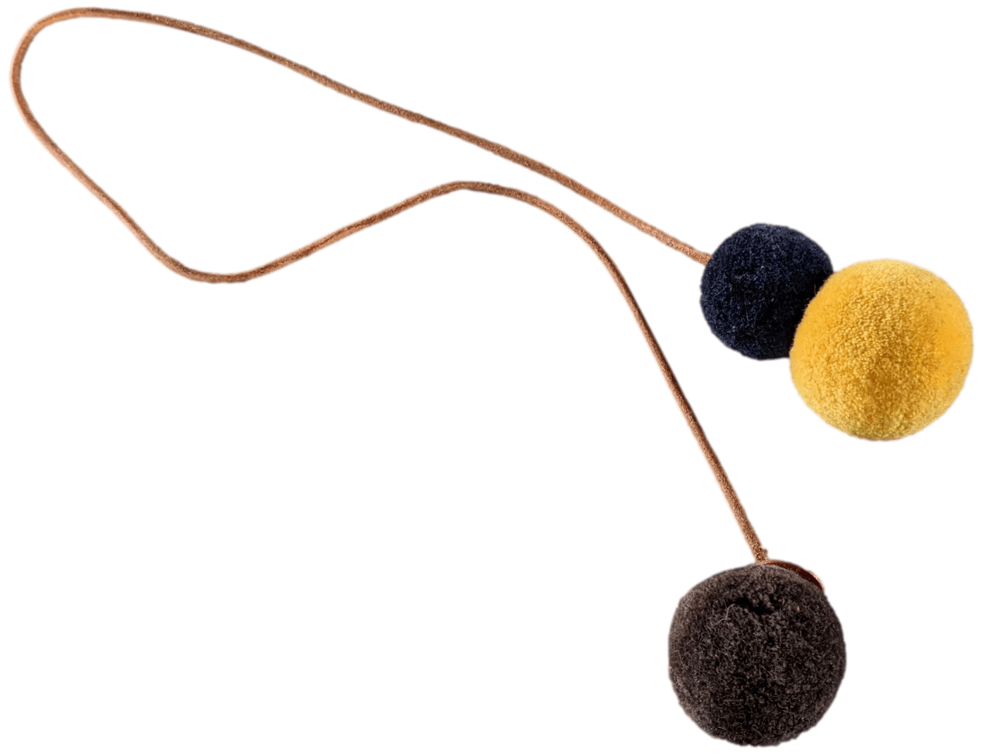 HERMES WOOL POMPONS Bag Charm in Box!