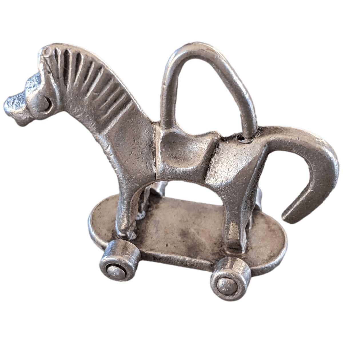 HERMES 2000 Special Issue PREMIER PAS DANS LE SIECLE Horse on Wheels Pendant