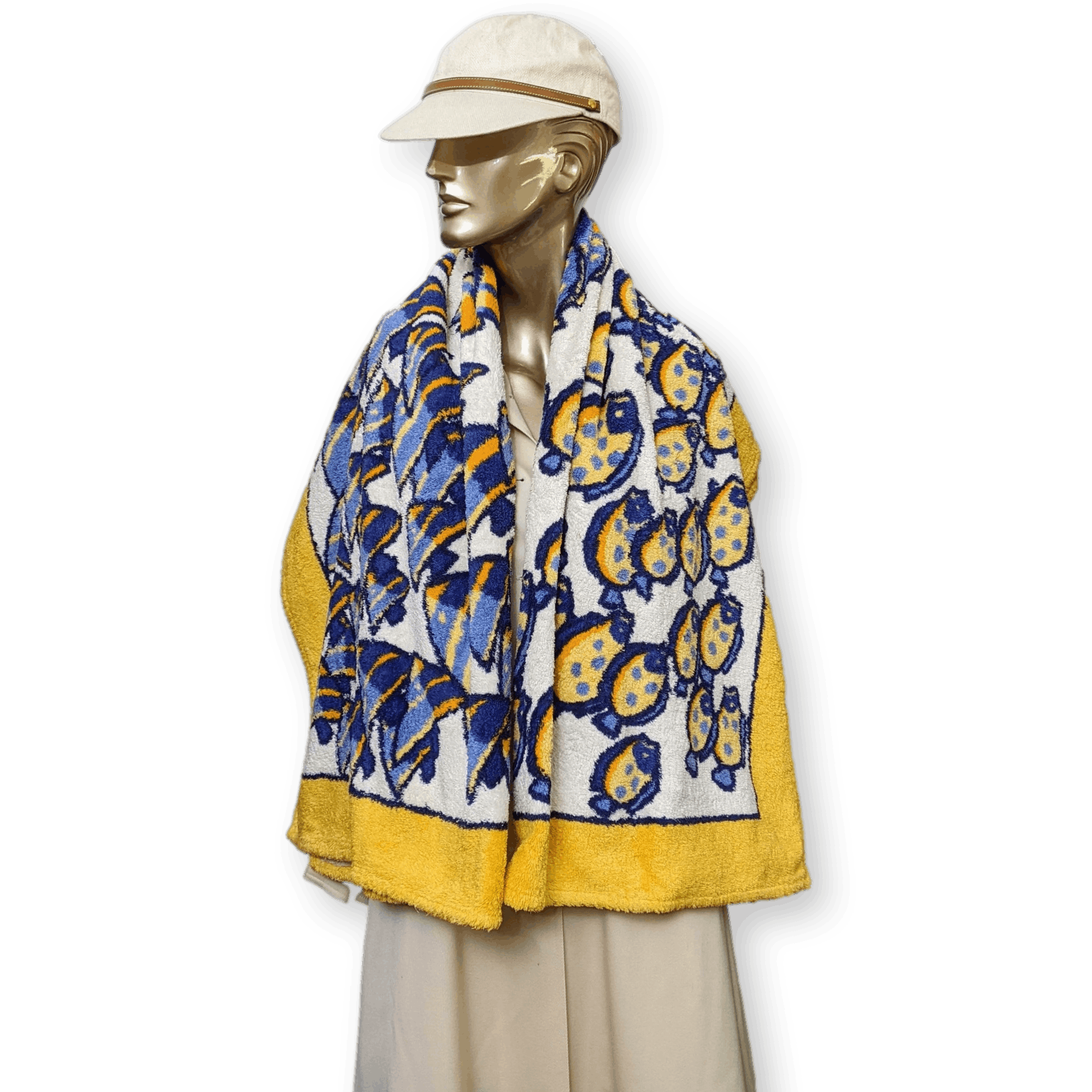 HERMES Rencontre Oceane Beach Towel 90 x 150 cm