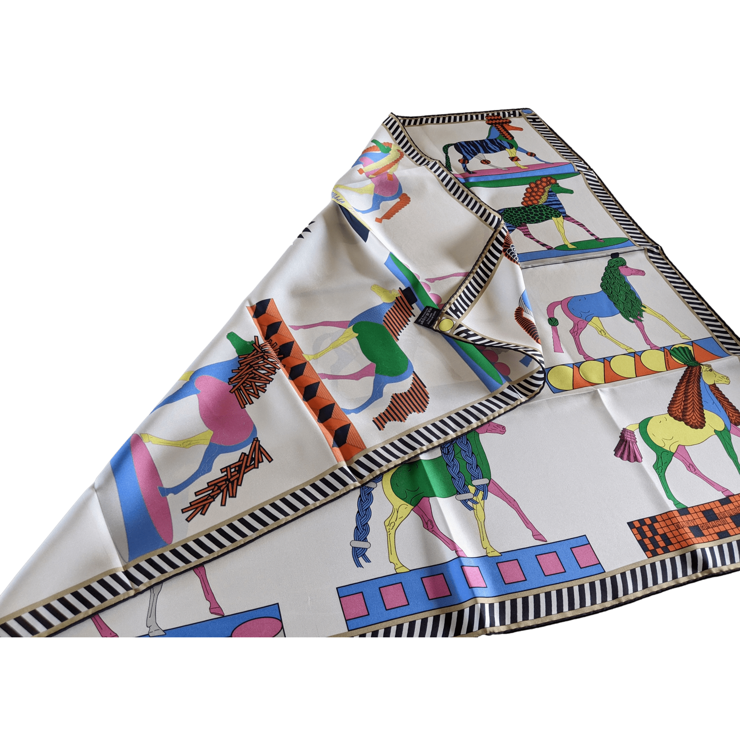 HERMES X GIANPAOLO PAGNI Special Issue Saut au Grand Palais 2025 Twill Silk Carre 90 x 90 cm