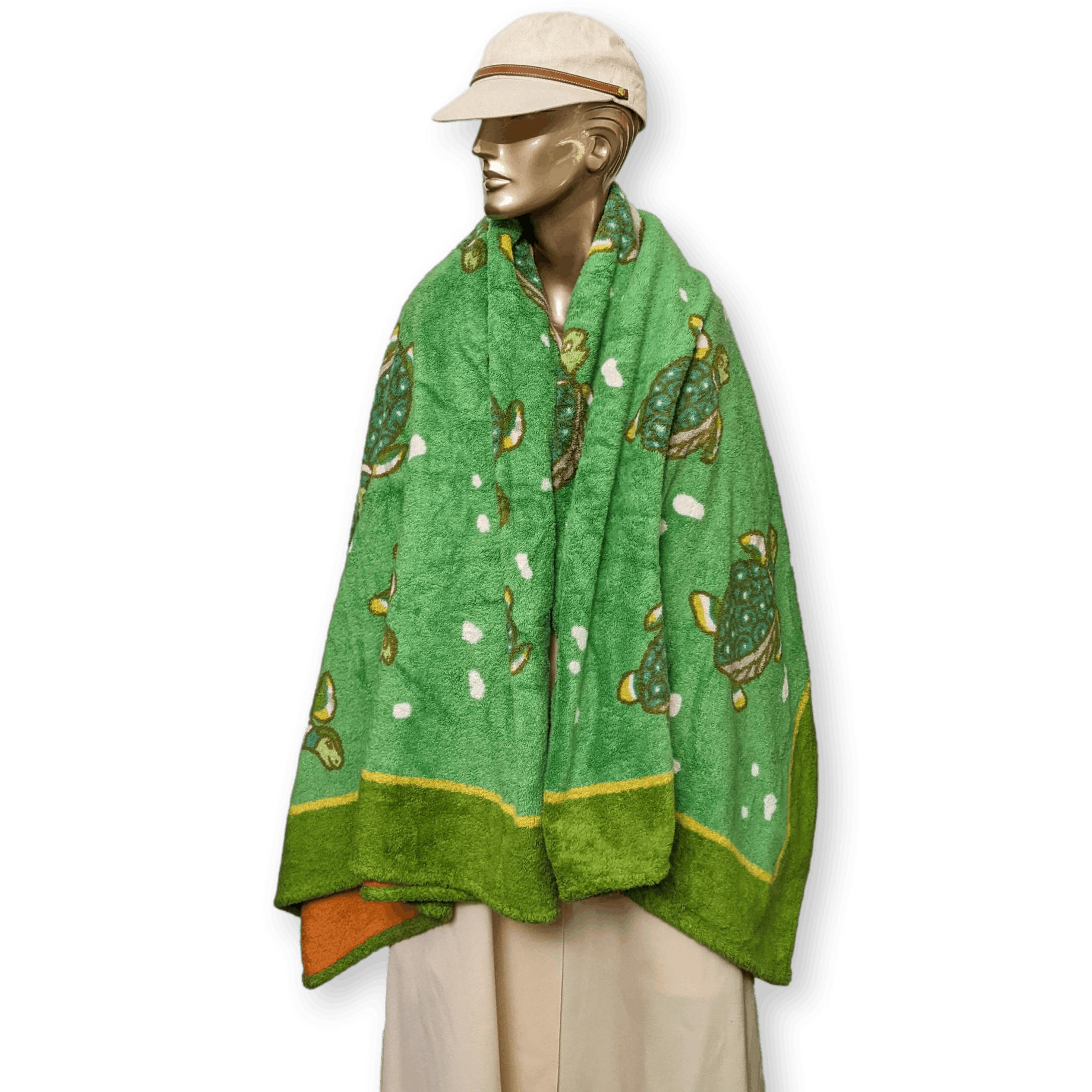HERMES Sea Turtles XXL Twin Beach Towel 140 x 160 cm