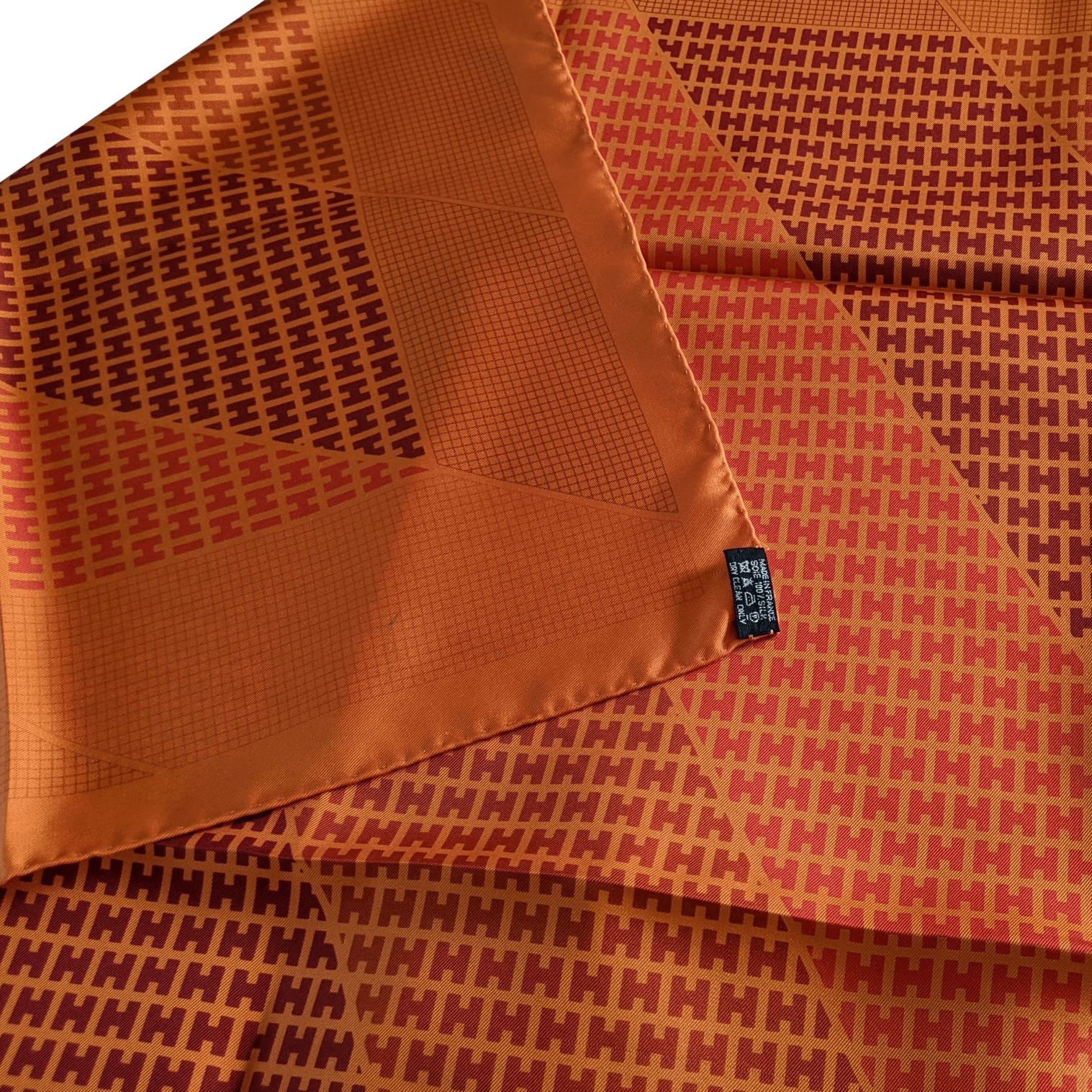 HERMES Limited Special Edt H en Biais * The Gates - Central Park 2005 * Twill Silk Carre 90 x 90 cm