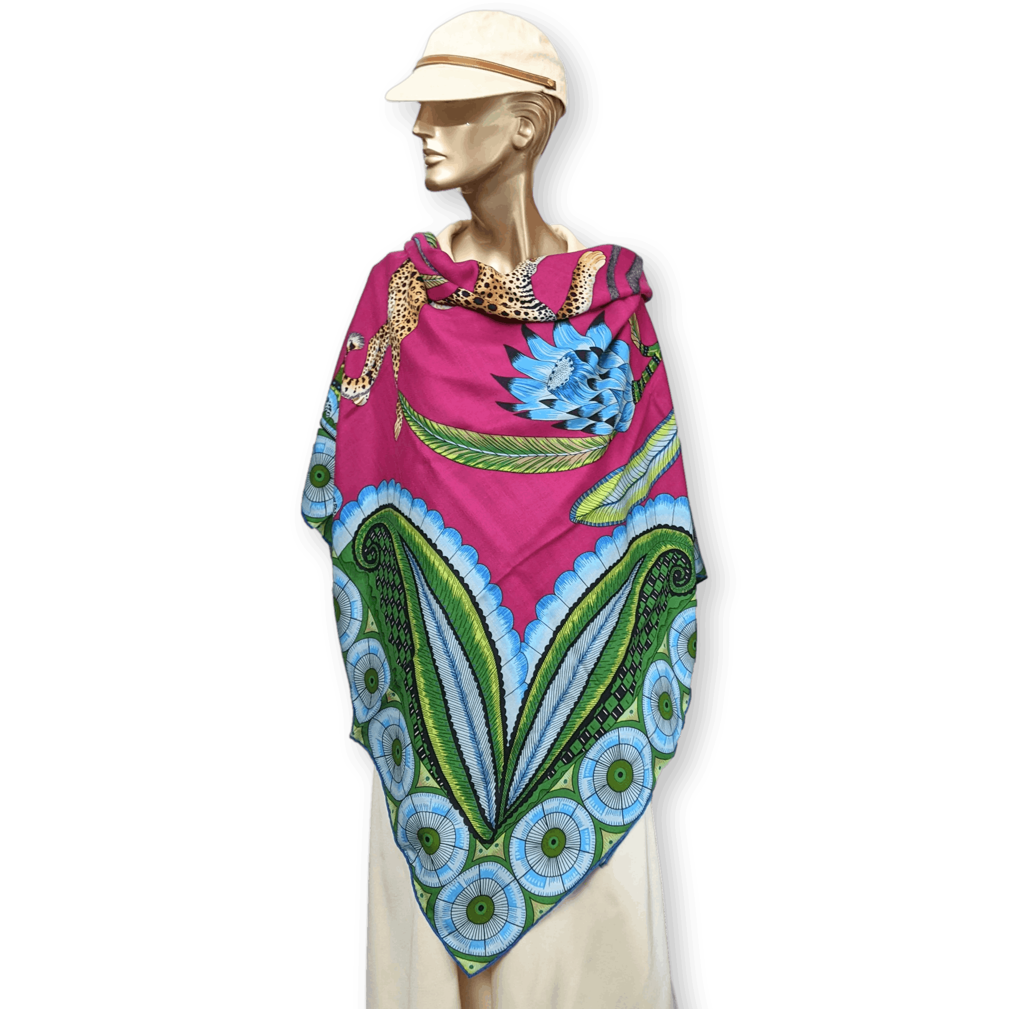 HERMES The Savana Dance Shawl 140 cm