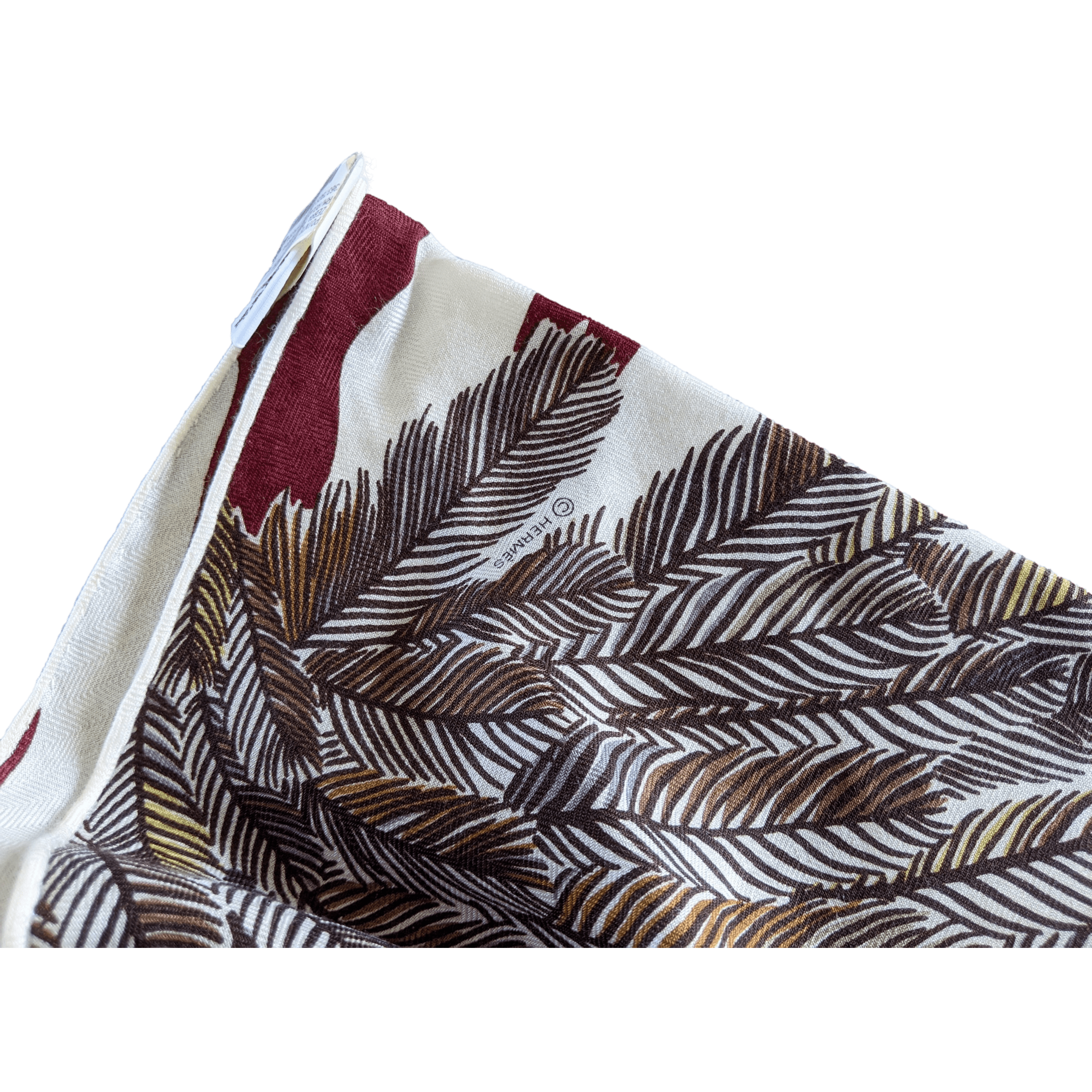 HERMES Giant Triangle Zebra Pegasus in Cashmere/Sik by Alice Shirley