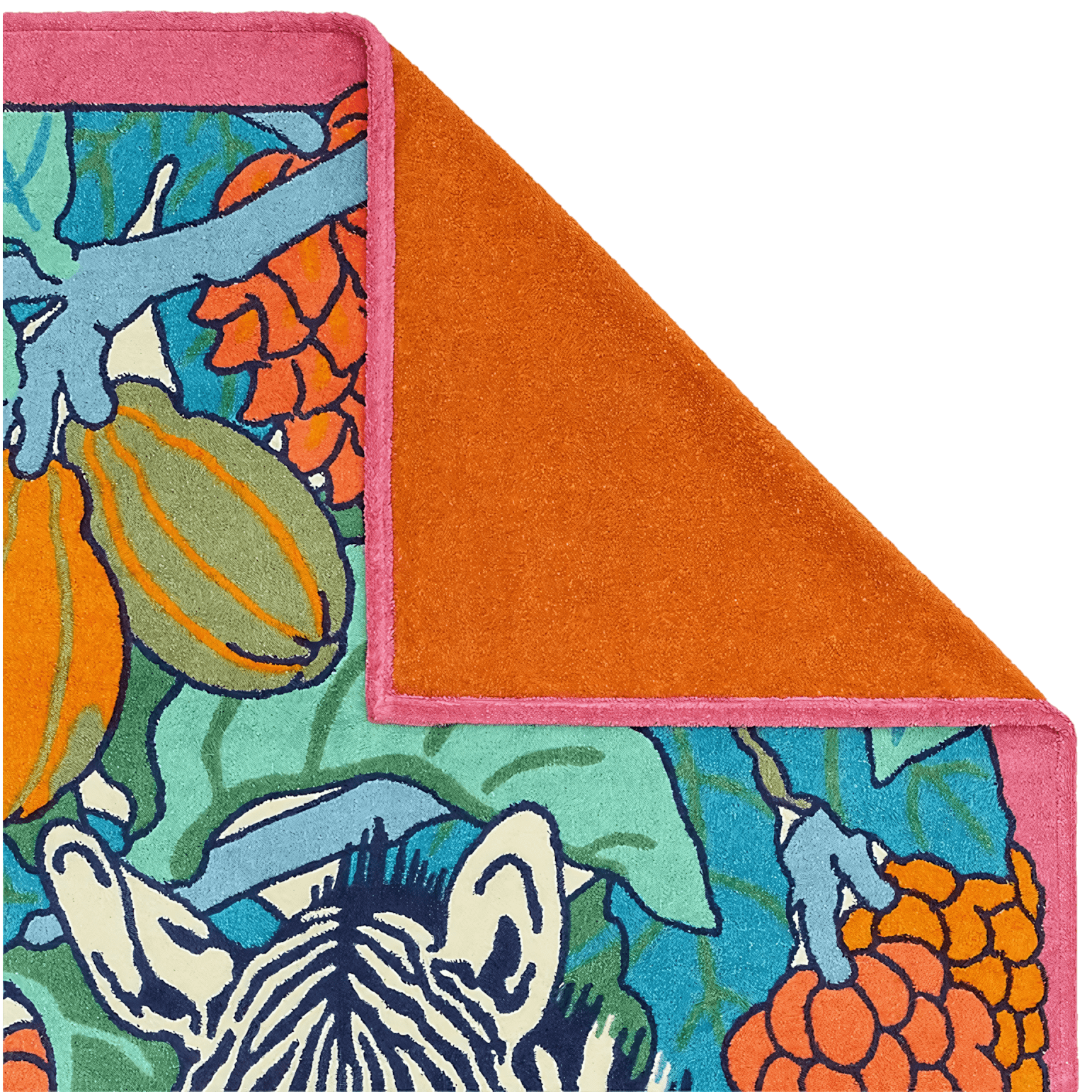 HERMES Plage Zebre Au coeur de l'été Cotton Beach Towel 90 x 150 cm