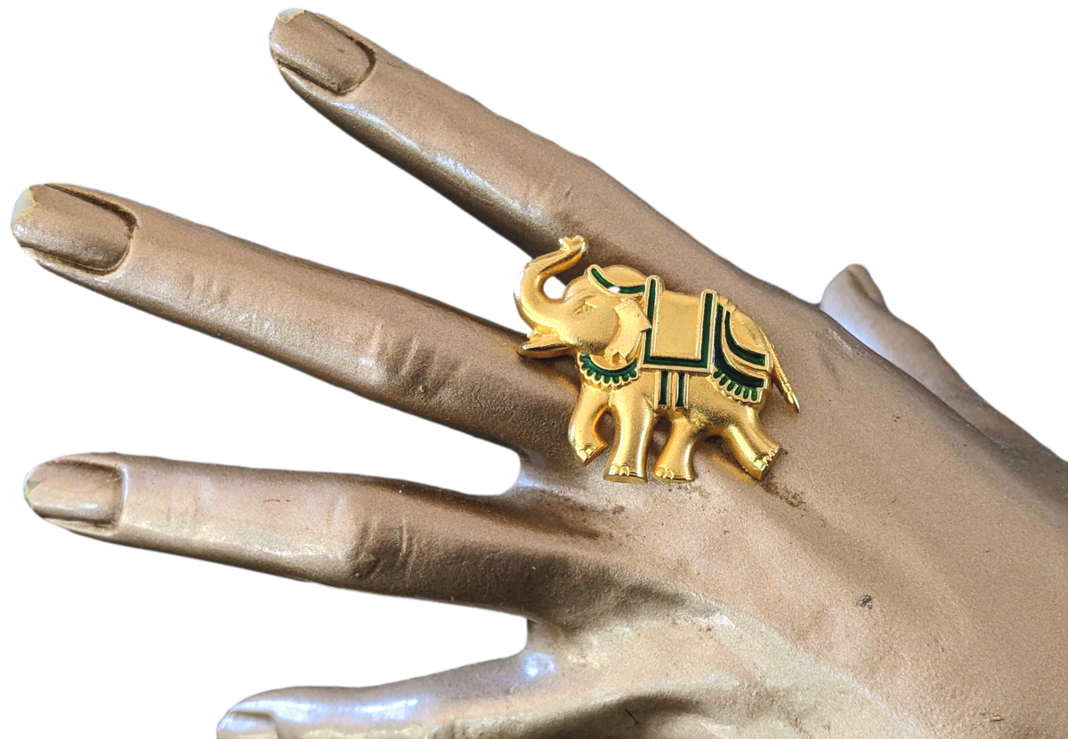 JEAN-LOUIS SCHERRER NUIT INDIENNE Vintage Elephant Brooch