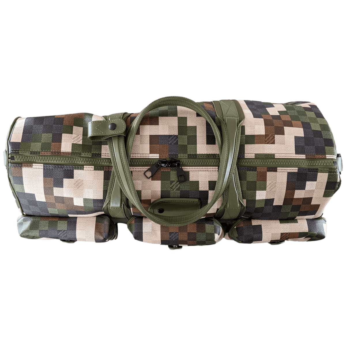 Louis Vuitton x Pharrell Williams Trail Monogramme Militaire Keepall 55