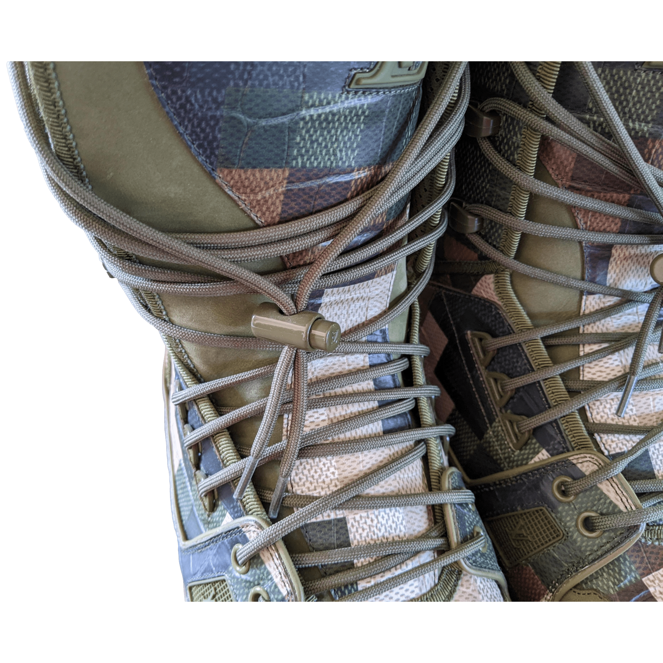 LOUIS VUITTON LV Trainer Snow Boot Camouflage Sz 8