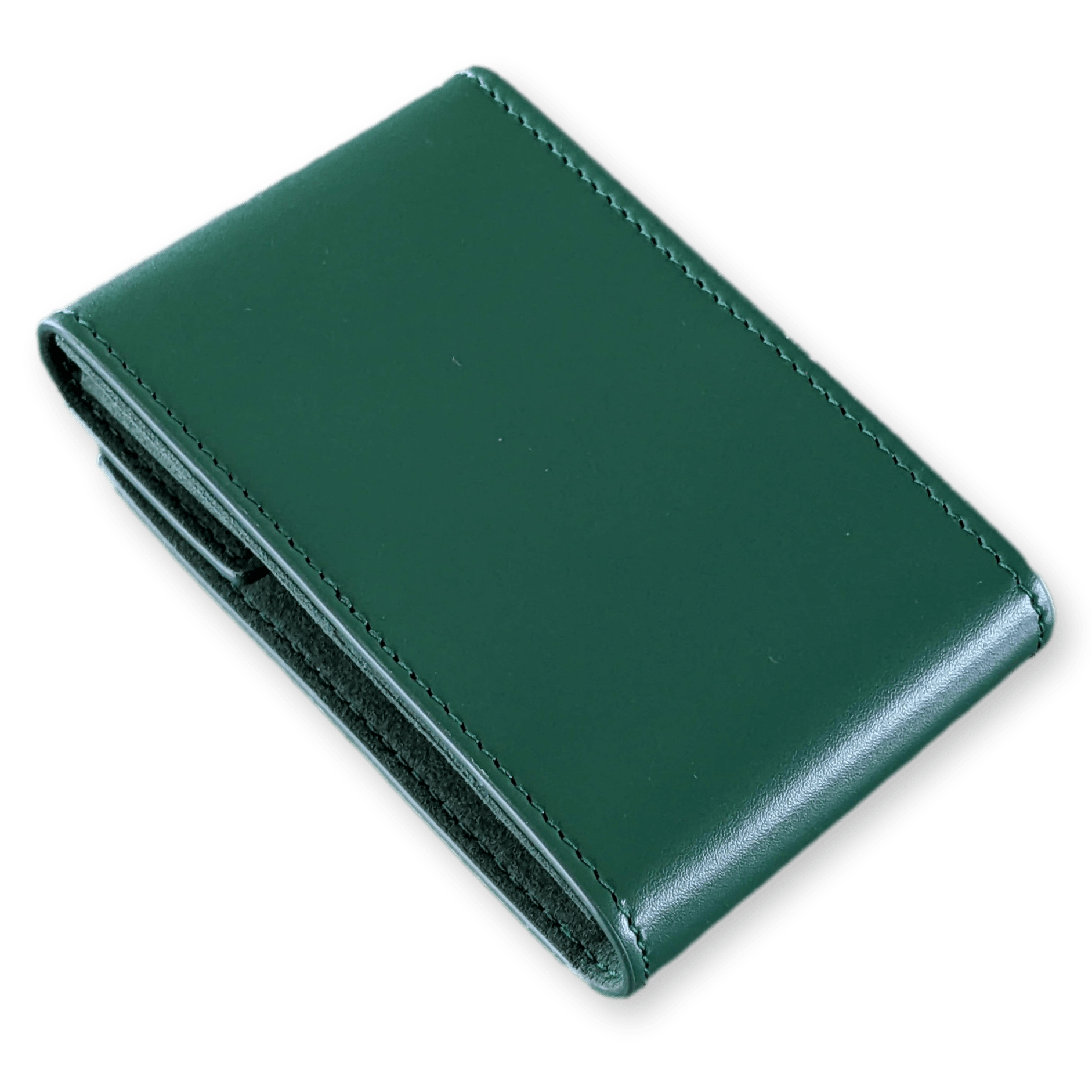 ROLEX Small Green Smooth Leather Travel Case for Wrist Watch Vip