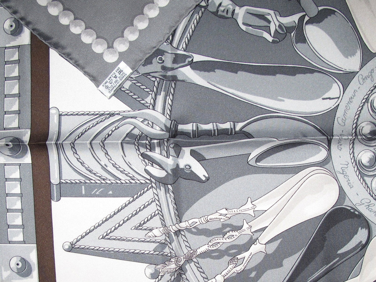 Hermes Cuillers d'Afrique by Caty Latham Twill 90