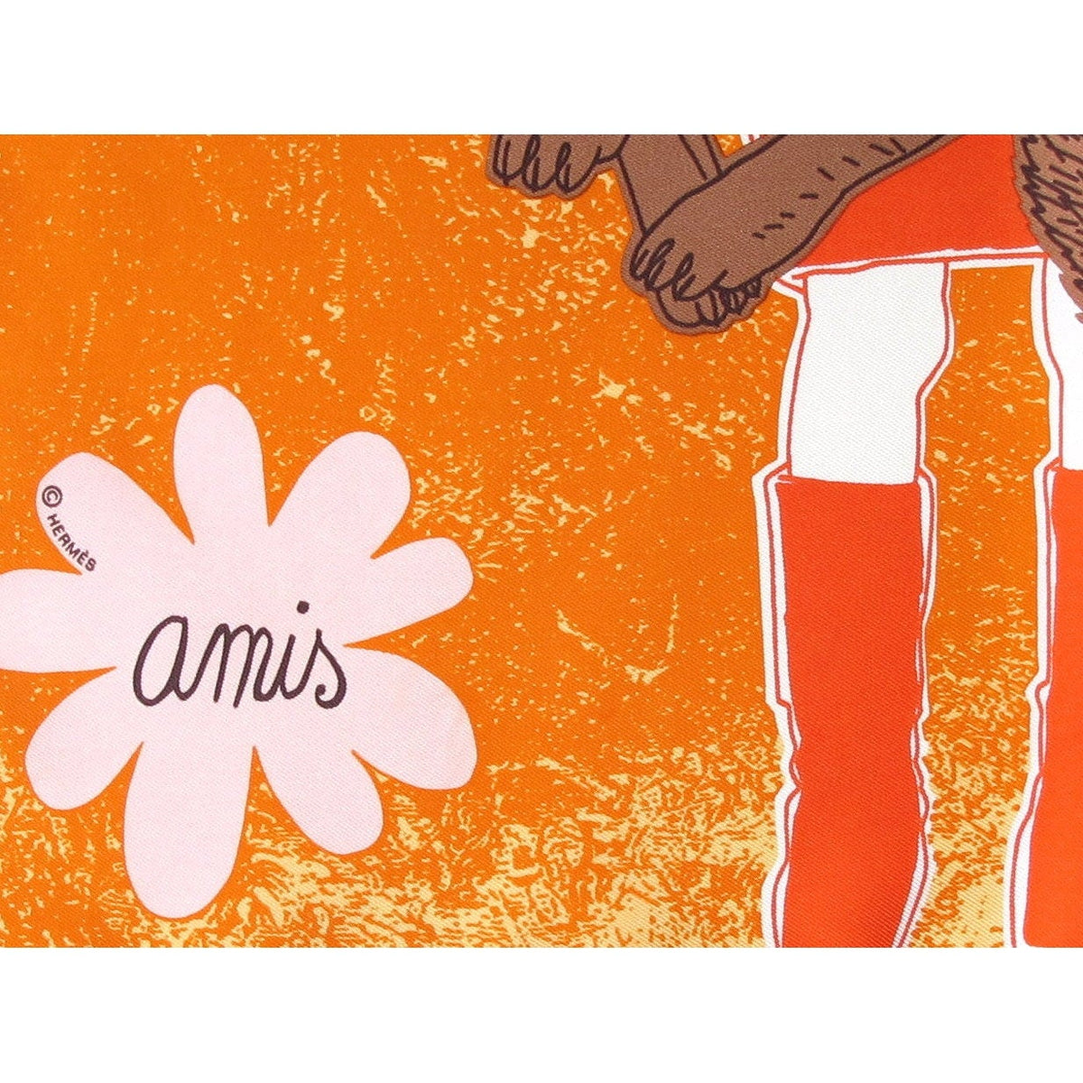 Hermes Amis pour la vie by Agathe Gonnet Gavroche 42cm