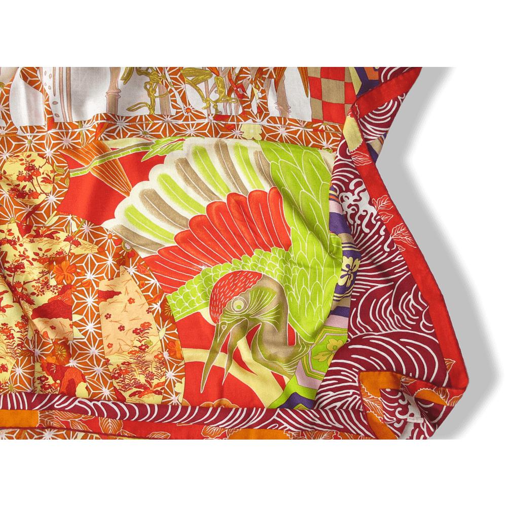 Hermes EX-LIBRIS EN KIMONOS Cashmere Shawl 140 CM