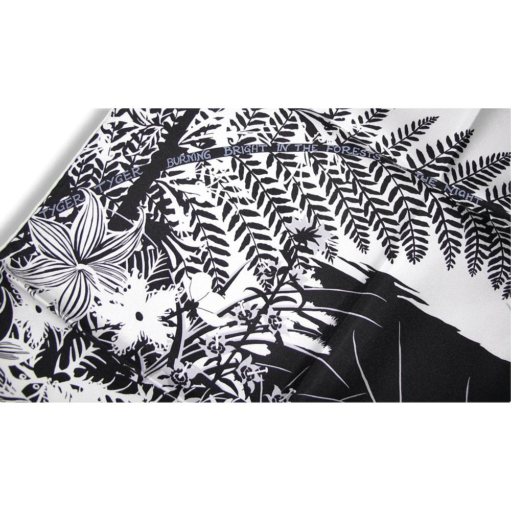 Hermes 2015 Black & White Tyger Tyger Twill 90