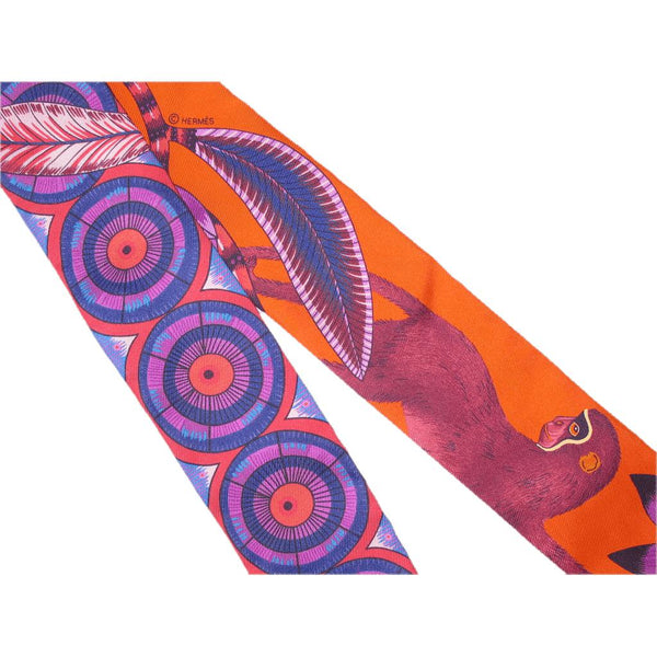 Hermes 2016 Deep Orange/Purple Savana Twilly