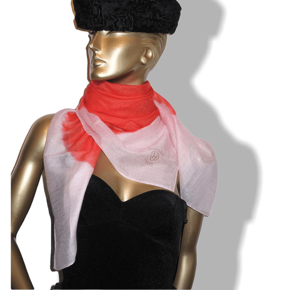 Hermes Woven in Nepal Cashmere Plume 90