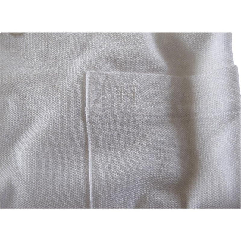 Hermes Pique H Embroidered Buttoned Polo Shirt