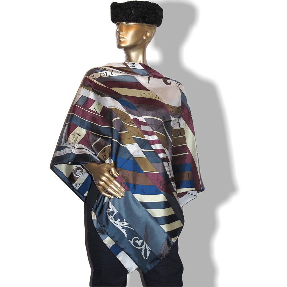 Hermes cw07 Ardoise Aubergine Astrologie Nouvelle Twill Light 140