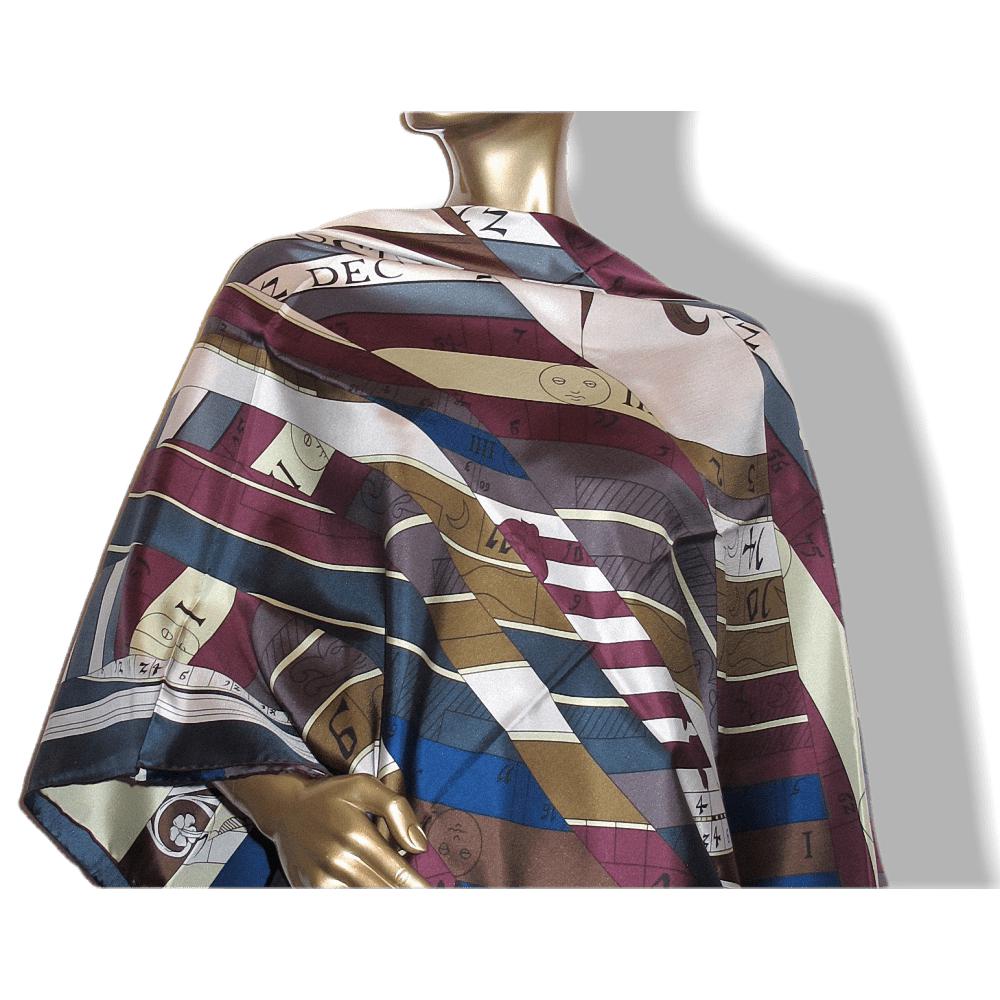 Hermes cw07 Ardoise Aubergine Astrologie Nouvelle Twill Light 140