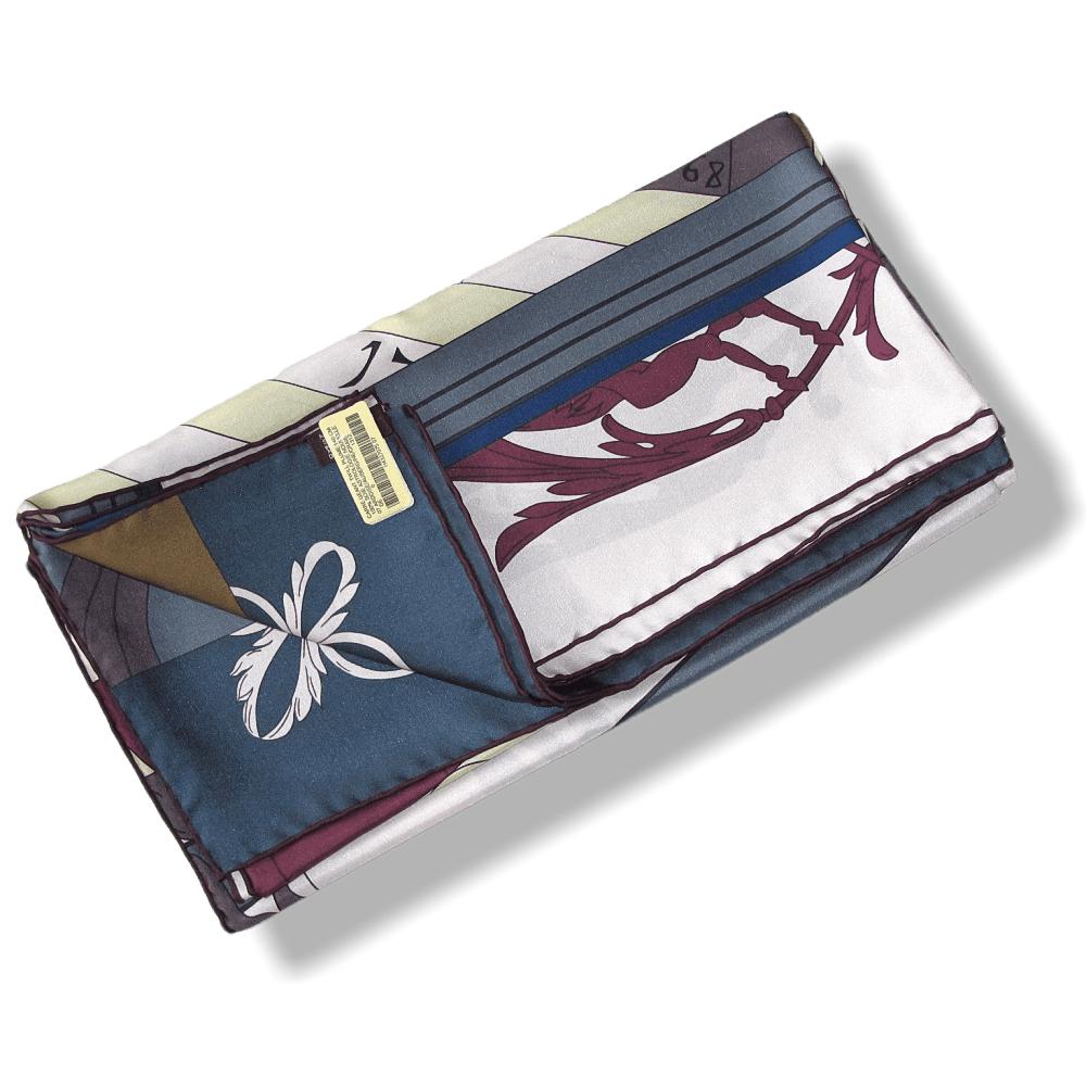 Hermes cw07 Ardoise Aubergine Astrologie Nouvelle Twill Light 140