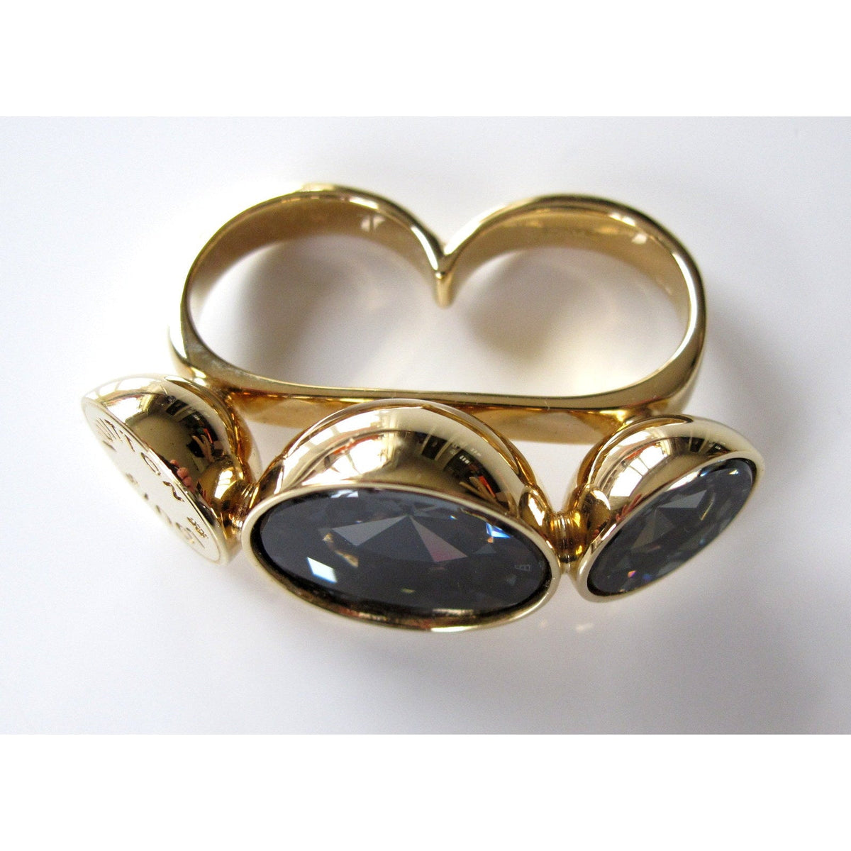 Louis Vuitton Numbered 'Coup de Poing ' Oversized Twist Band Unisex Ring, NIB! - poupishop