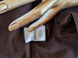 Hermes Men's Ebene Cotton Long Sleeves Shirt with Removabe Lambskin Tabs