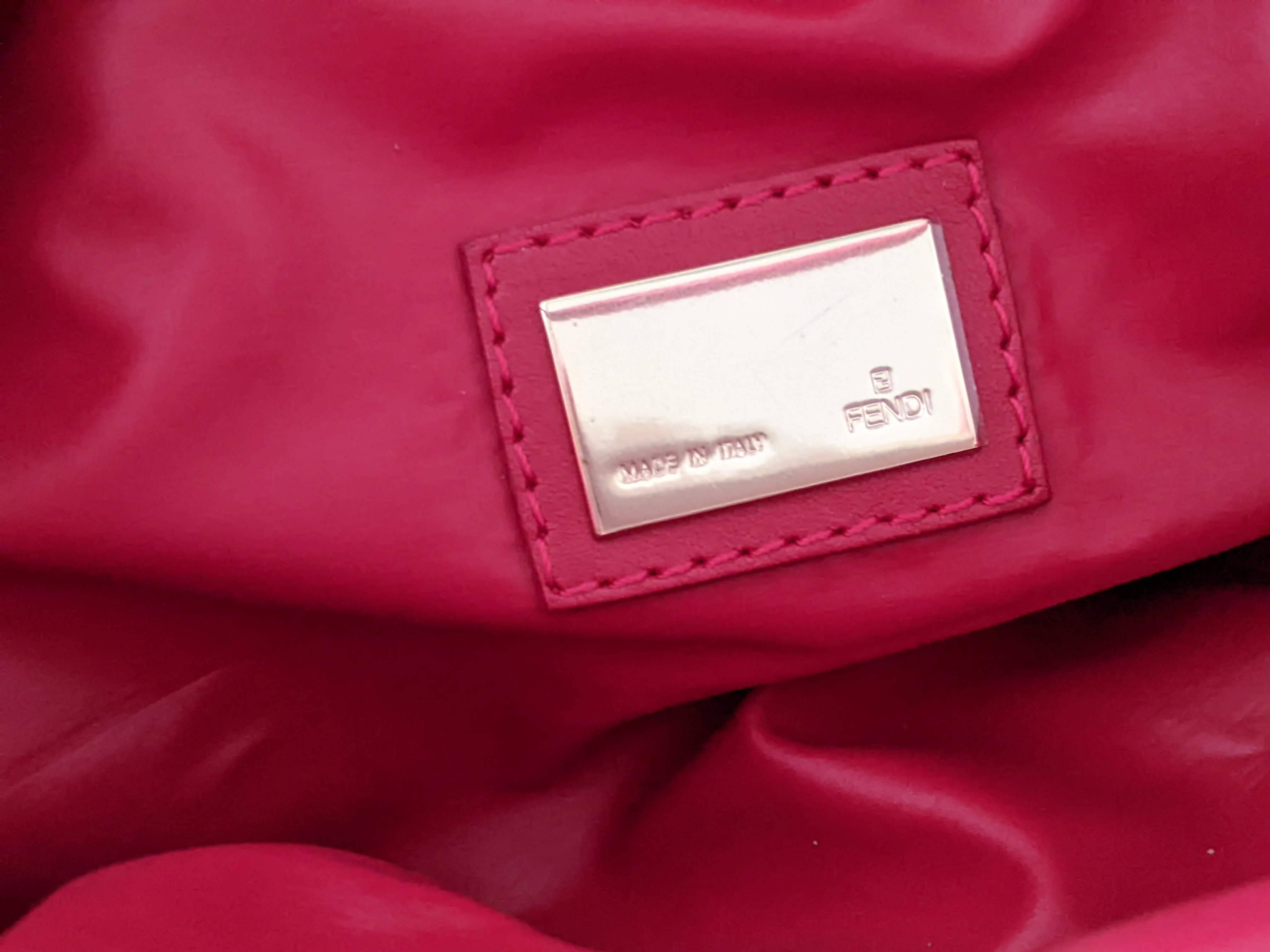 Fendi Moncler Red Nylon Spy Bag Limited Edition 500Pc