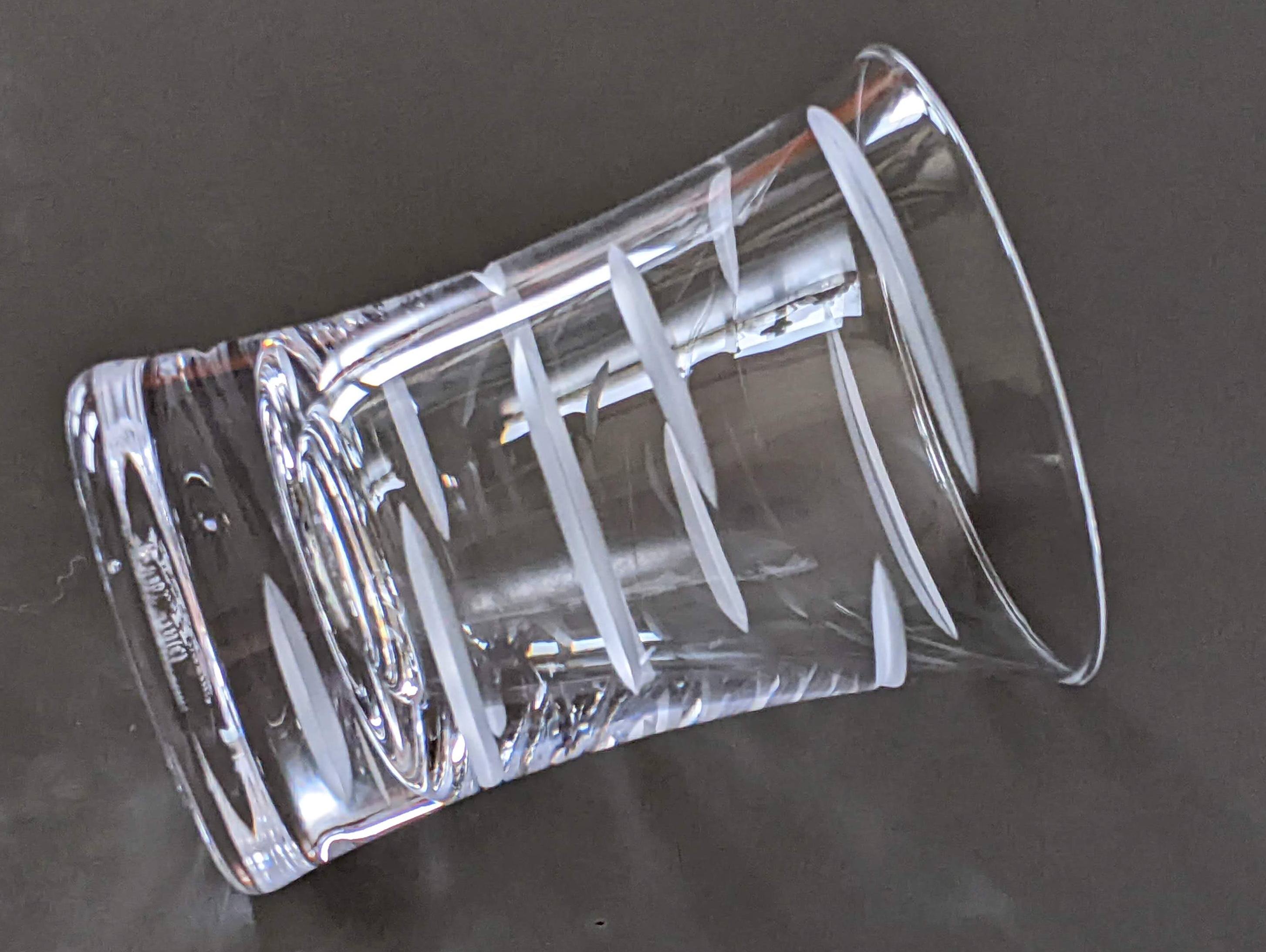 Hermes Saint Louis Crystal "Fanfare" Glass 10,5 cm