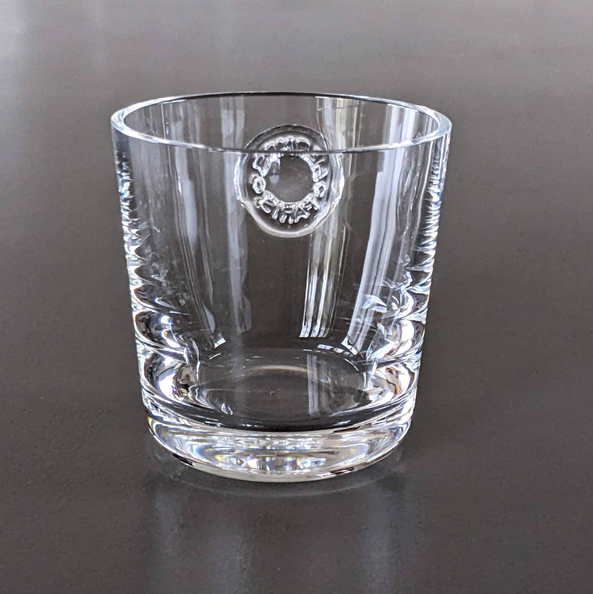 Hermes Clear Crystal "Clou de Selle" Shot Glass Serie Tumbler, Pristine Condition!