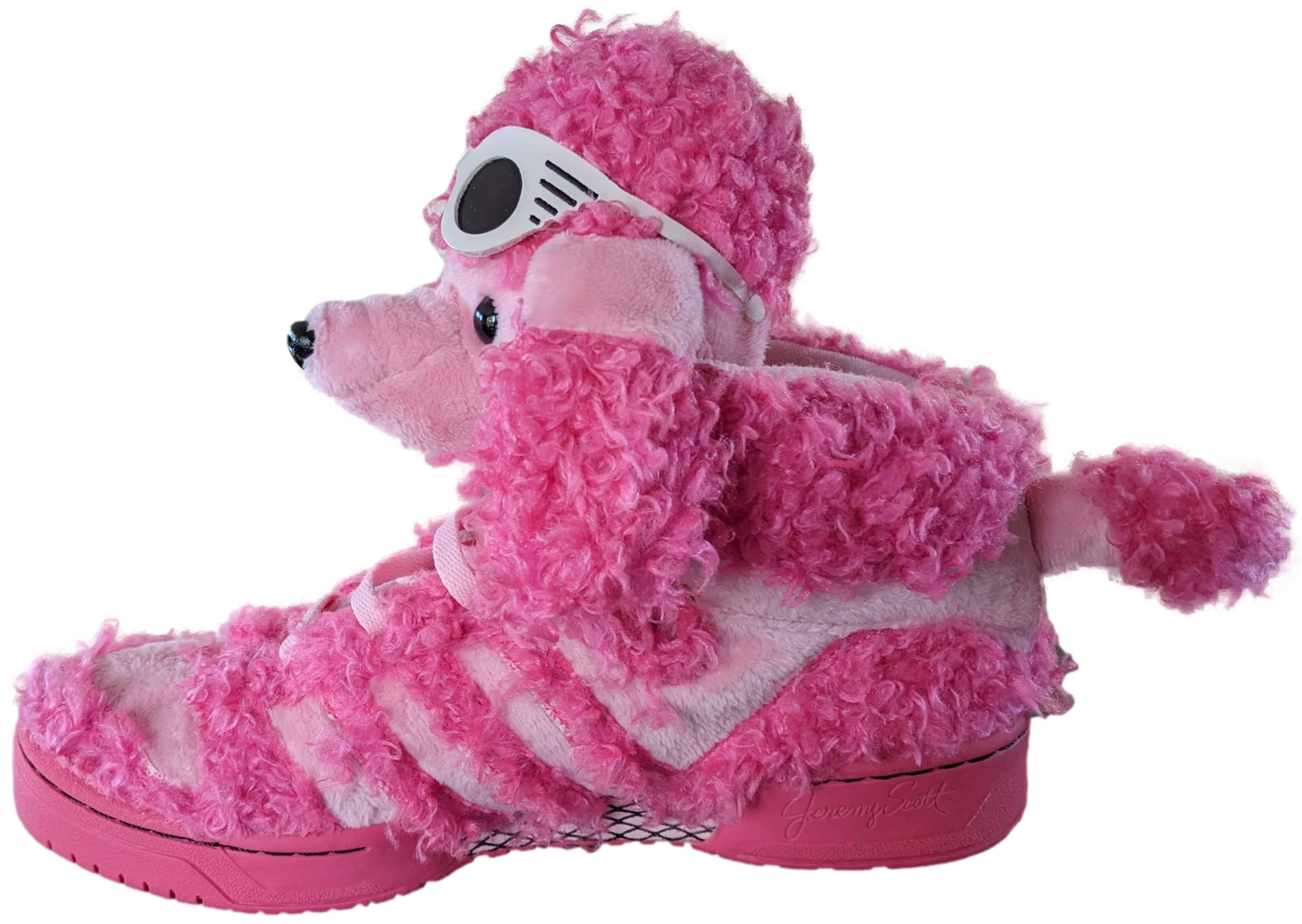 Produits Adidas & Jeremy Scott’s AH 12/13 Pink " Poodle " Trainer Teddy Sneaker Men Shoe Sz44
