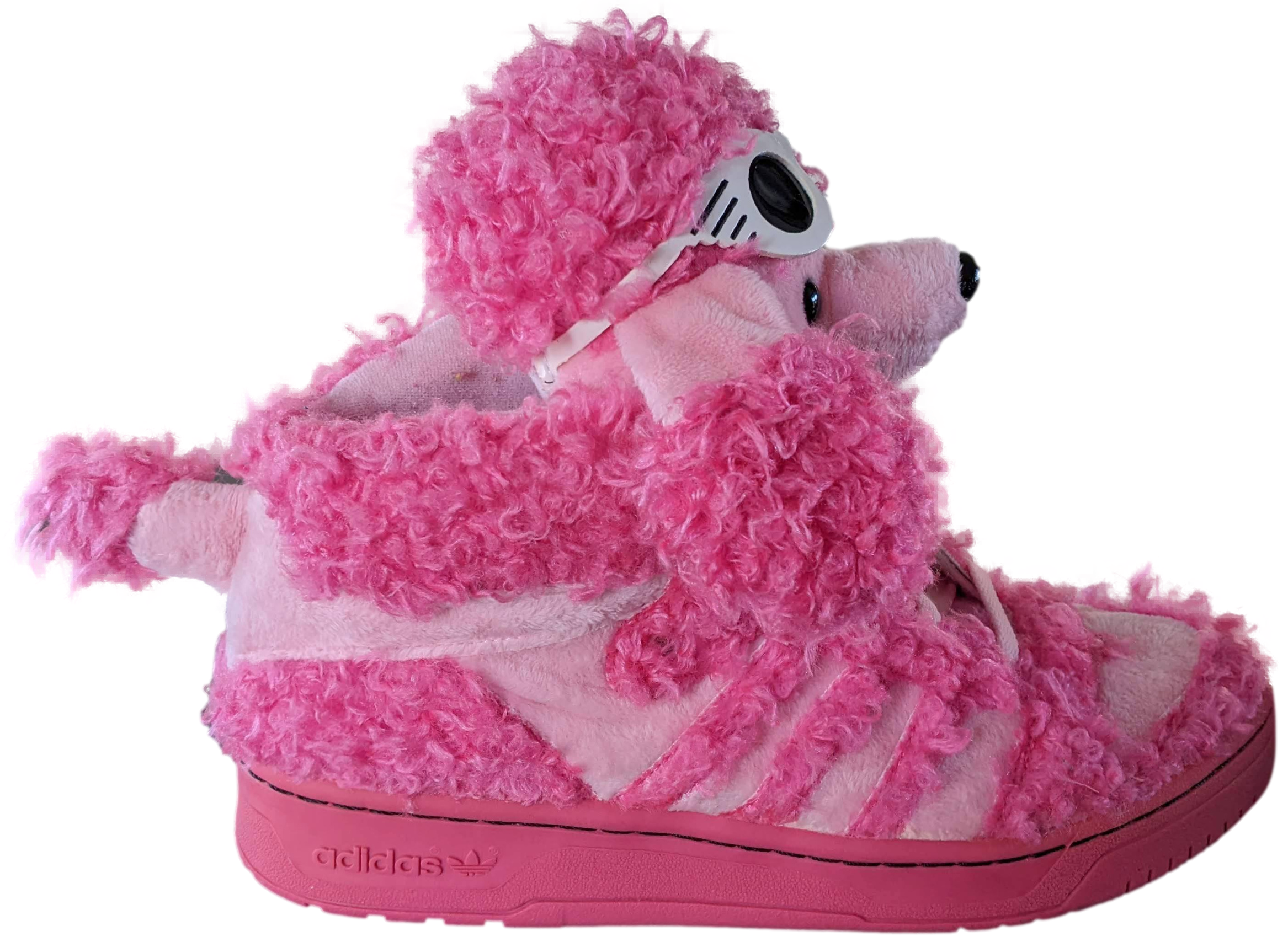 Produits Adidas & Jeremy Scott’s AH 12/13 Pink " Poodle " Trainer Teddy Sneaker Men Shoe Sz44