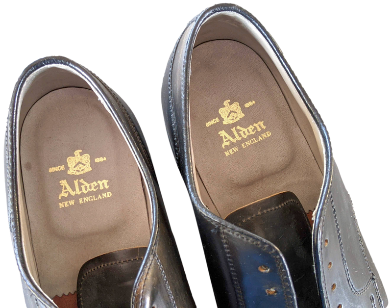 Produits Alden New England Noir Derby Men Shoes Sz40 