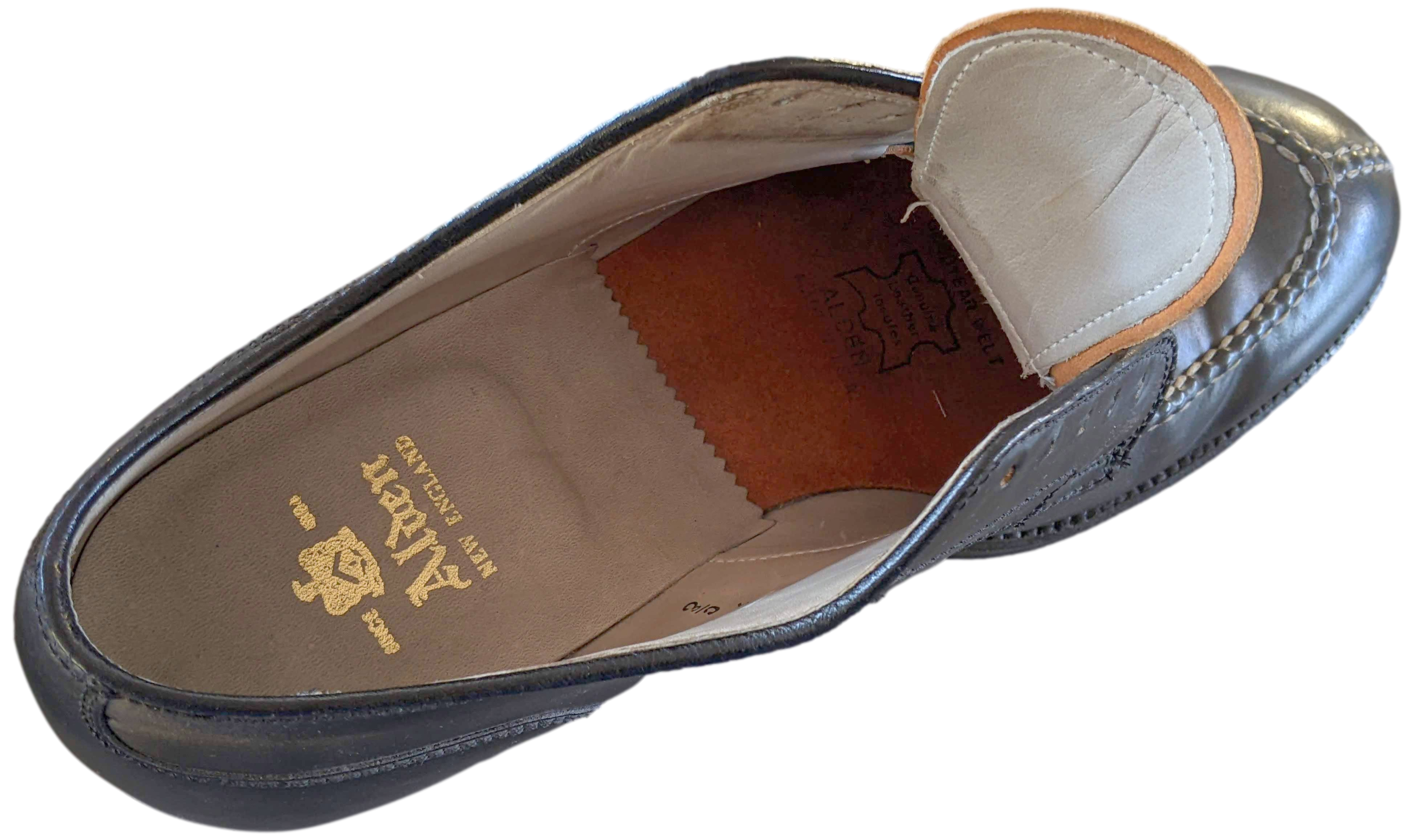 Produits Alden New England Noir Derby Men Shoes Sz40
