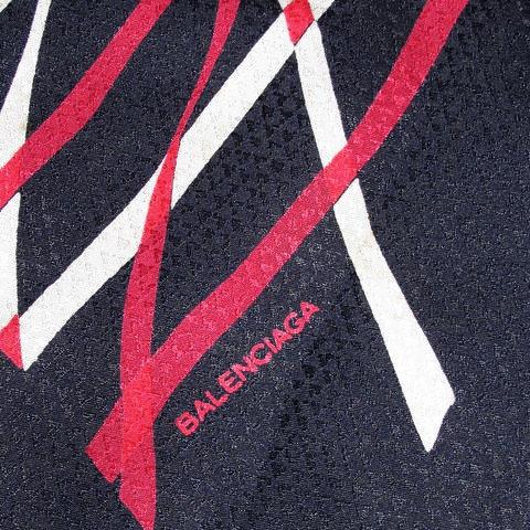 Balenciaga Vintage Xtra Large Silk Tie - poupishop