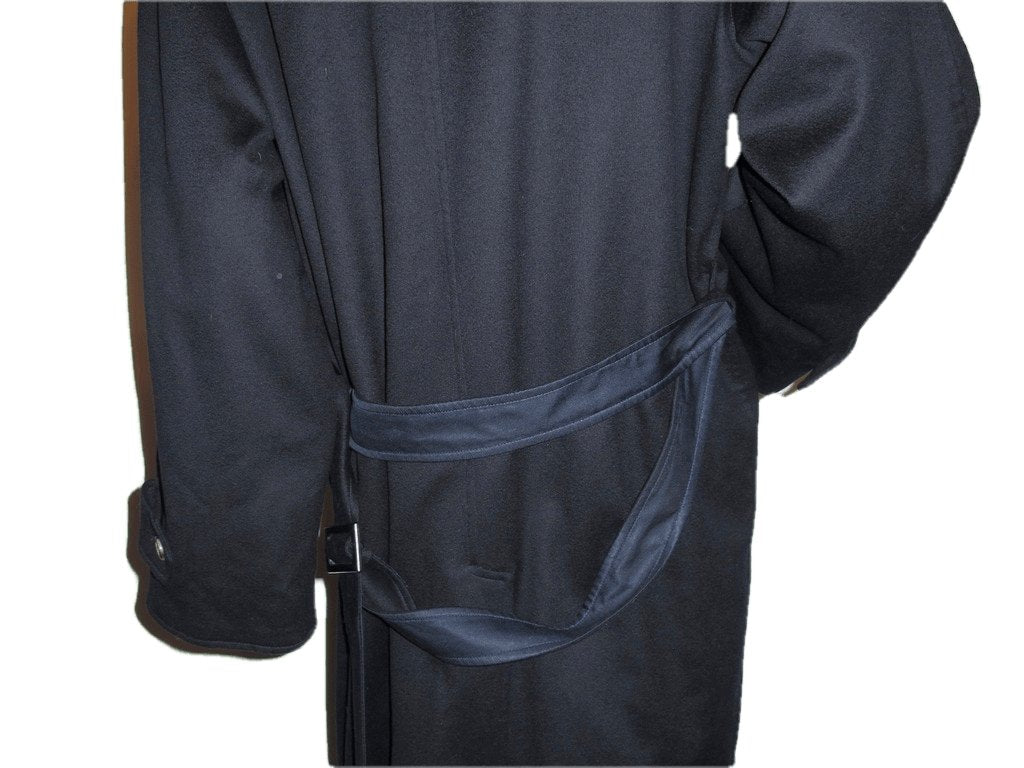 Brioni Men's Navy 100% Cashmere/100% Silk REVERSIBLE Coat Sz48, Pur Luxe! - poupishop