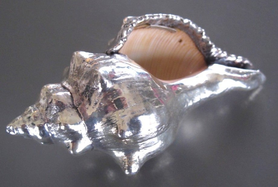 Buccellati Federico Milan Sterling Silver 925 Coated Conch Shell - poupishop