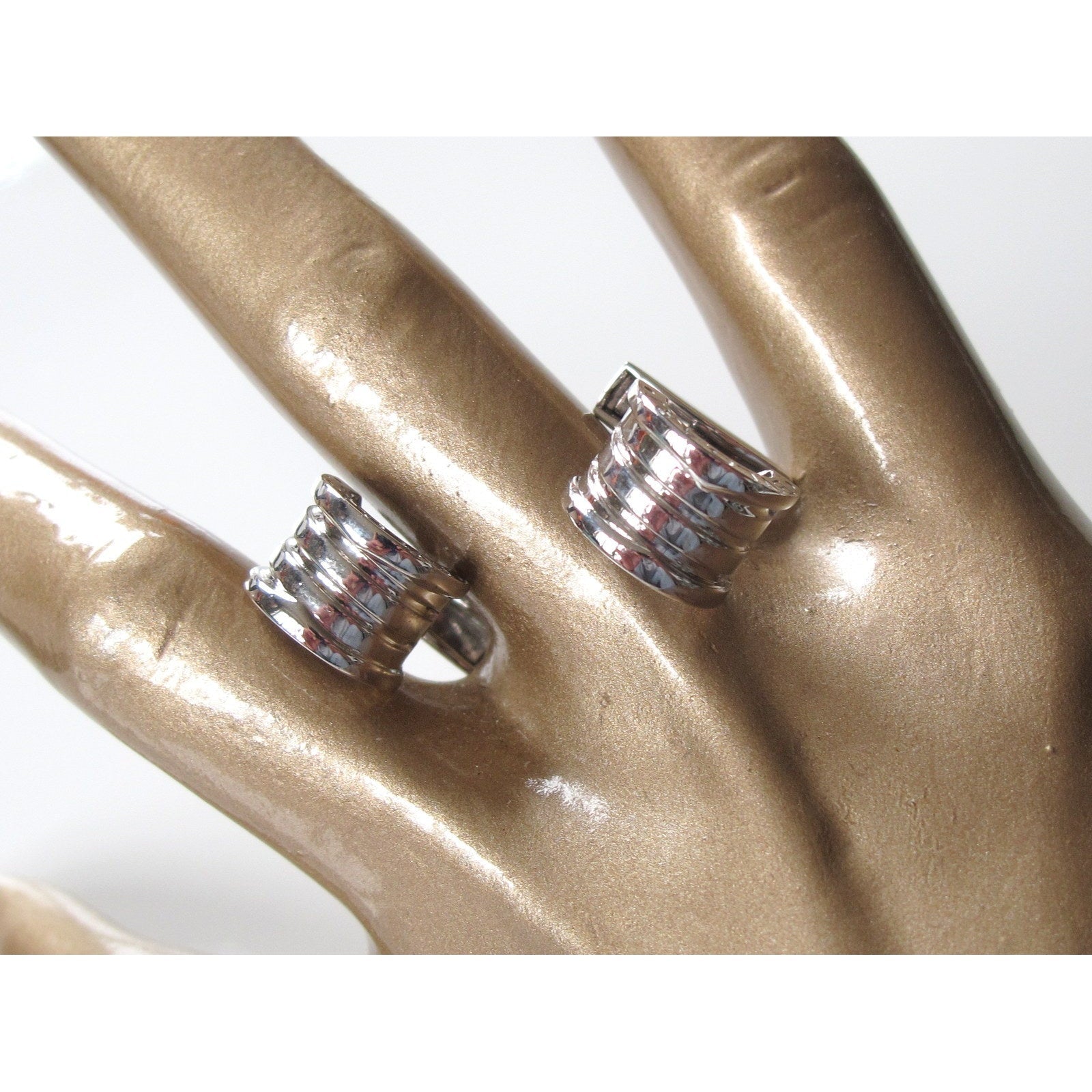 Bulgari Sterling Silver B. ZERO1 Cufflinks, NIB! - poupishop