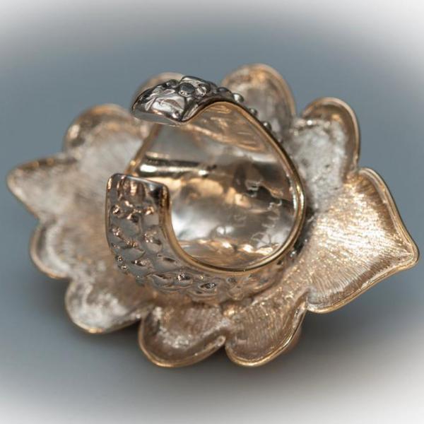 Carole Midy for Pietra Dura Multigem Gem Turtle Ring, Huge! - poupishop