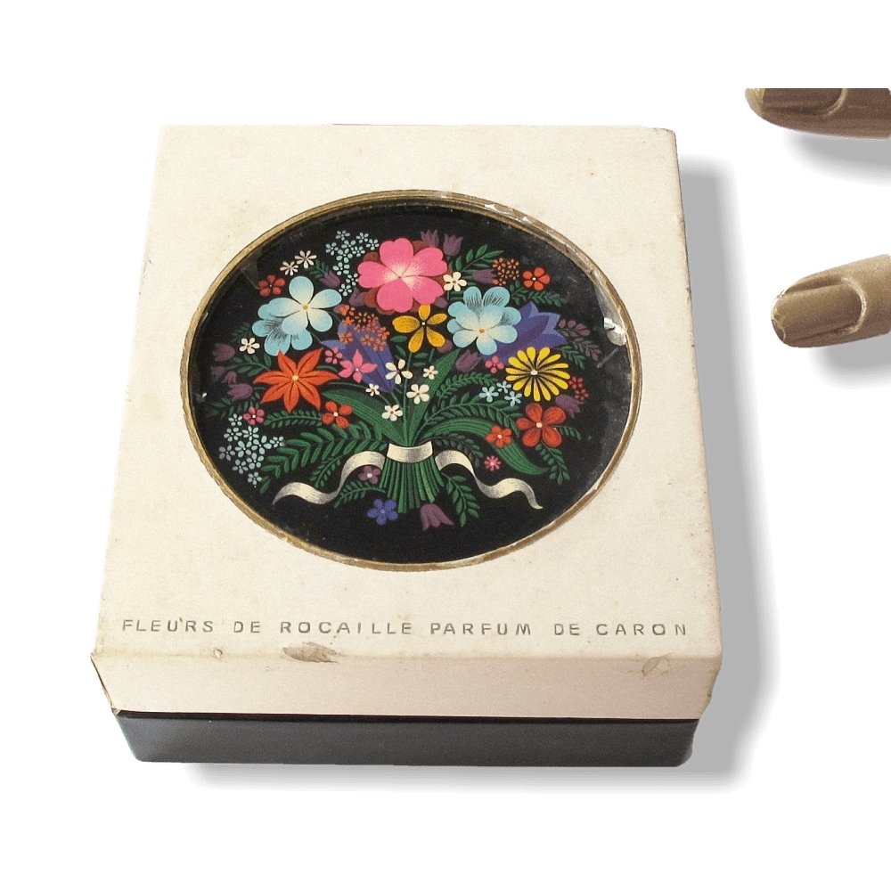 Caron Paris Vintage Fleurs de Rocaille Parfum 1.4 oz., Box! - poupishop