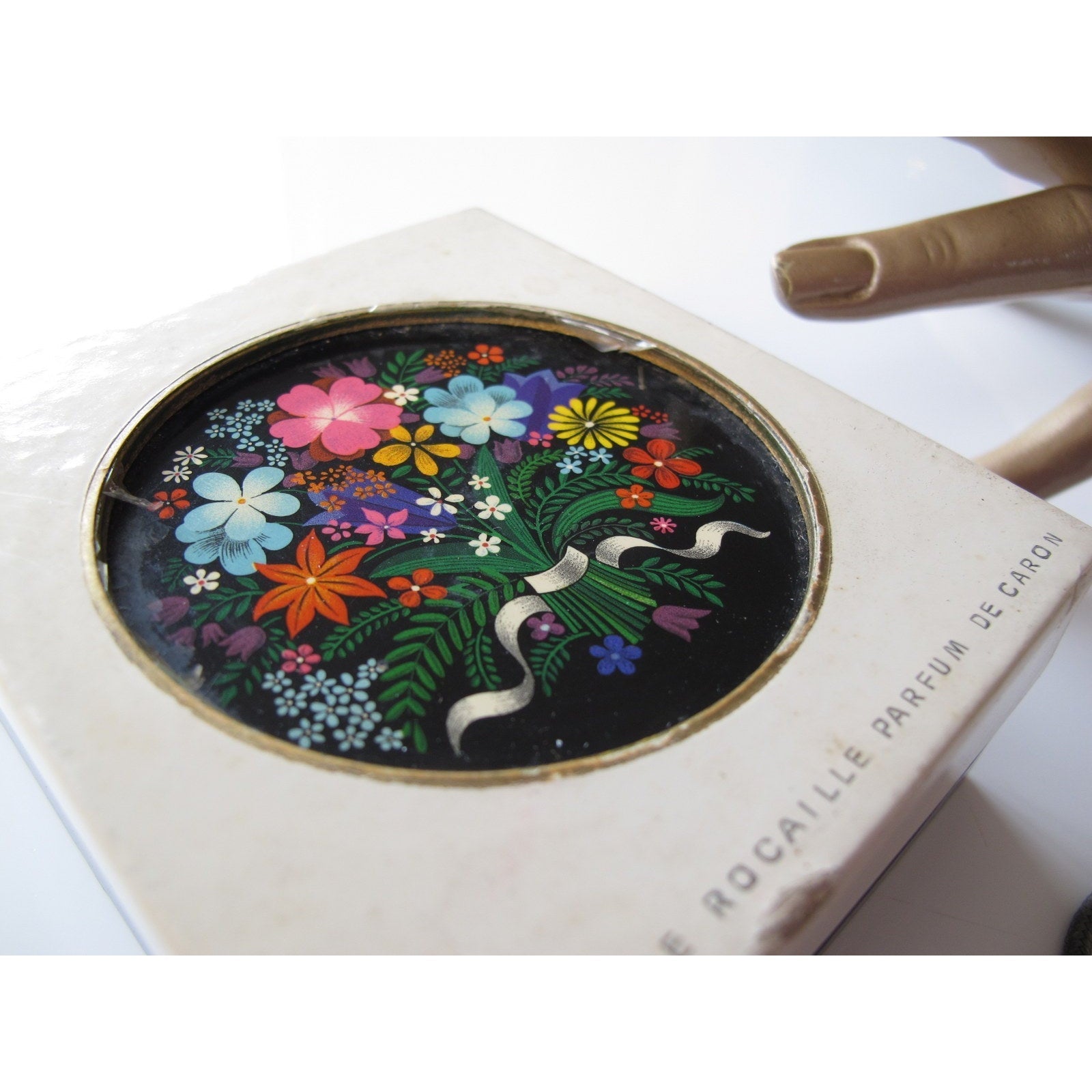 Caron Paris Vintage Fleurs de Rocaille Parfum 1.4 oz., Box! - poupishop