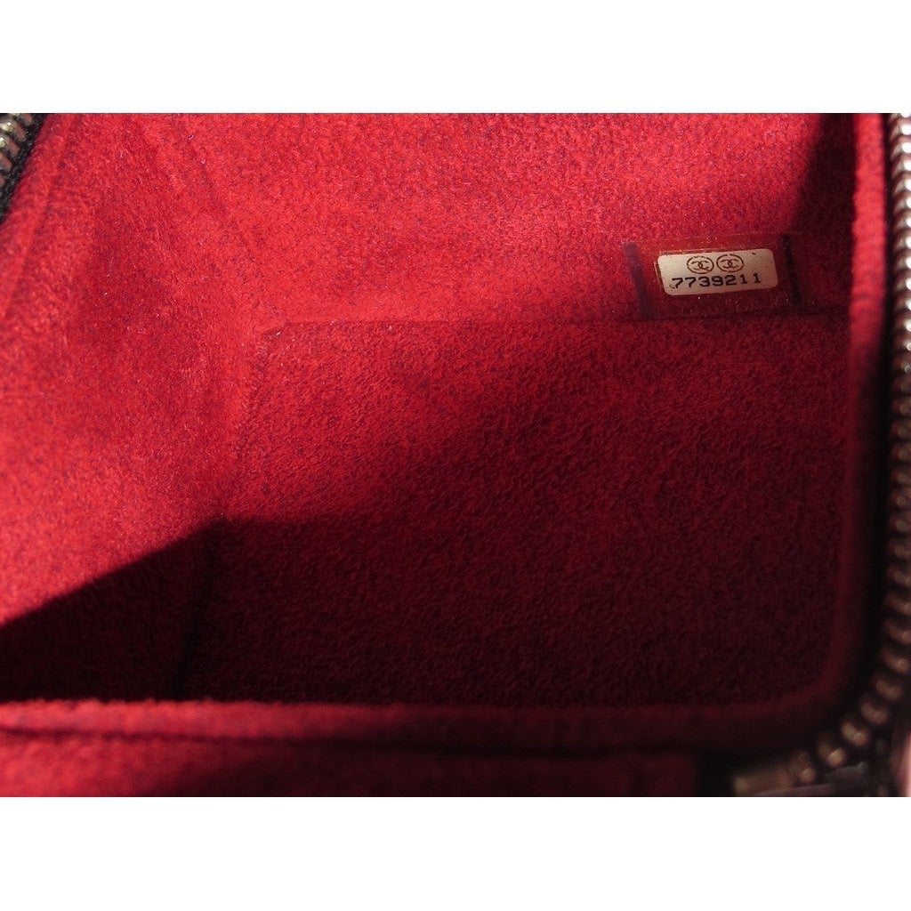 Chanel Black Patent Cube Evening Wristlet Bag, Mint! - poupishop