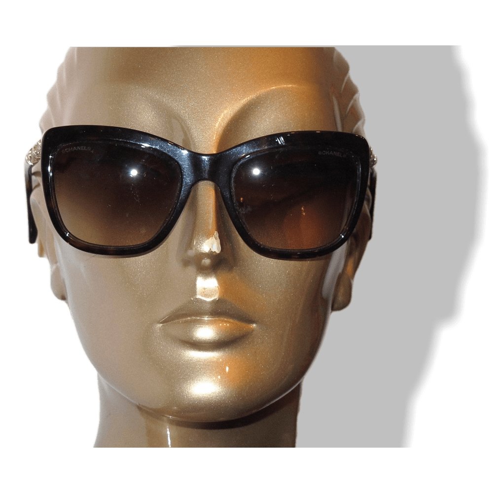 Chanel Filigreed Frames 3 Symbols Women Sunglasses in Cases, NIB! - poupishop