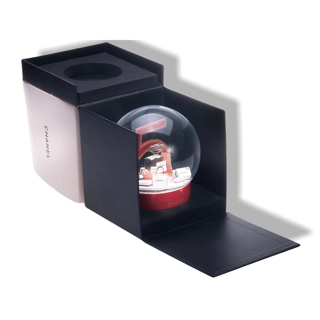 Chanel N° 5 2015 Gigantic USB Rechargeable Snowball Globe, NIB but doesn't work! - poupishop