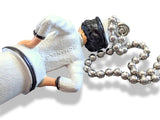 Chanel White Resine COCO Figurine Collector Bag Charm KeyRing Pendant Sautoir, New! - poupishop
