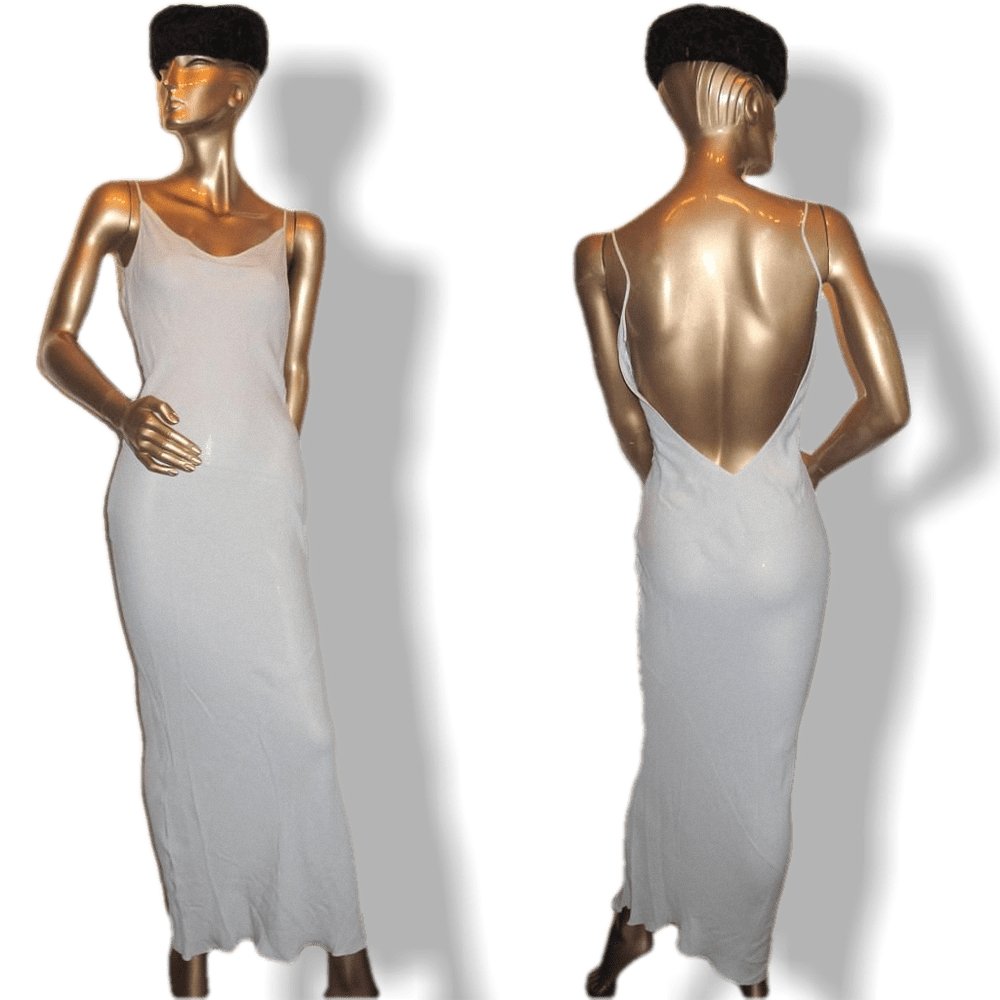 Christian Dior Boutique Retro Laces Evening Gown & Matching Bag Sz38 - poupishop