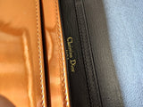 Christian Dior Purple Orange Metallic Calfskin Micro-Cannage DIORAMA POUCH 19 cm Pochette Flap Bag WOC, New! - poupishop